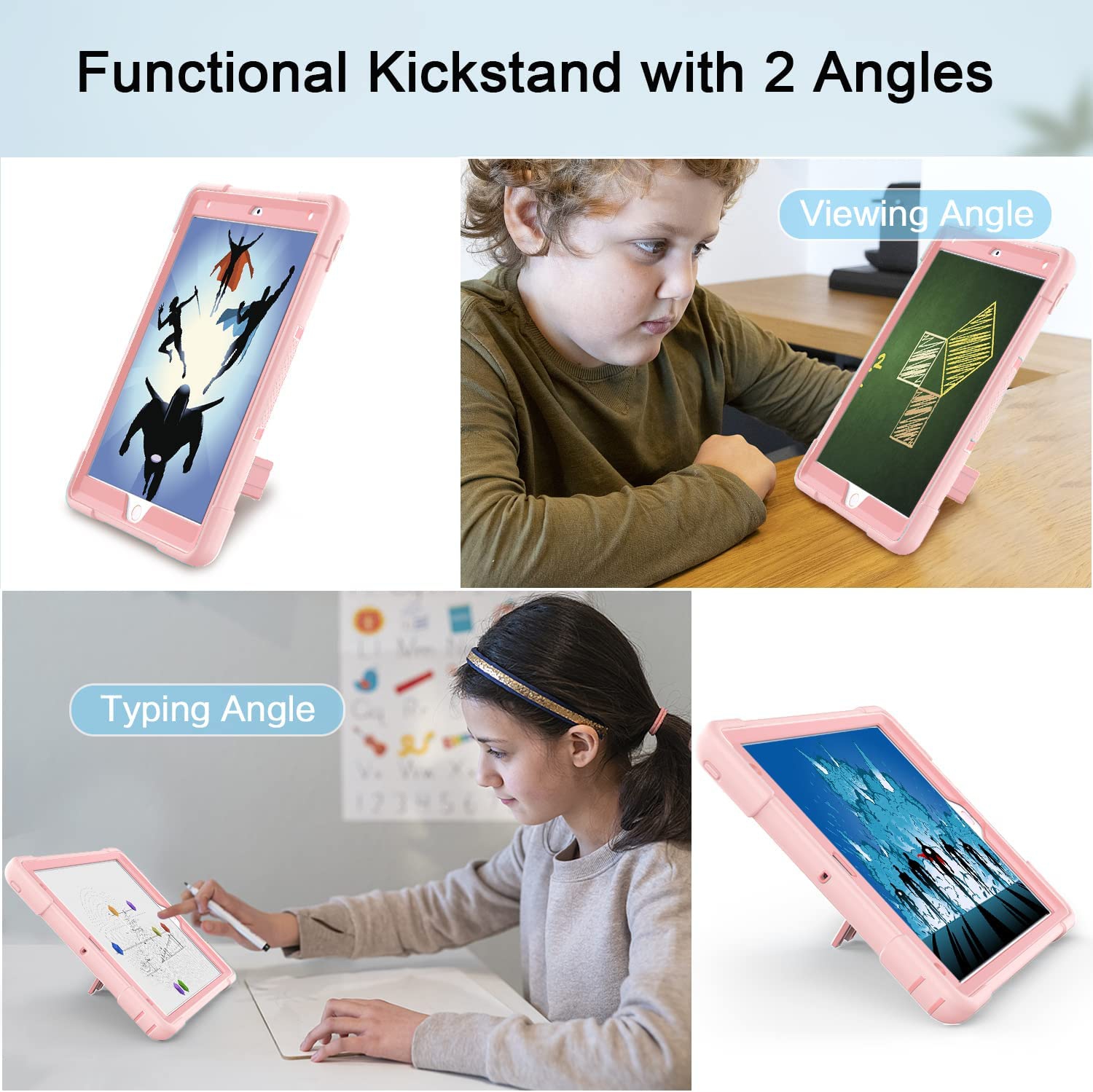 SuperShield for iPad A16 Case 11th Generation 11 inch 2025 / iPad 10th Generation Case 10.9 inch 2022, Heavy Duty Shockproof Cover with Pencil Holder