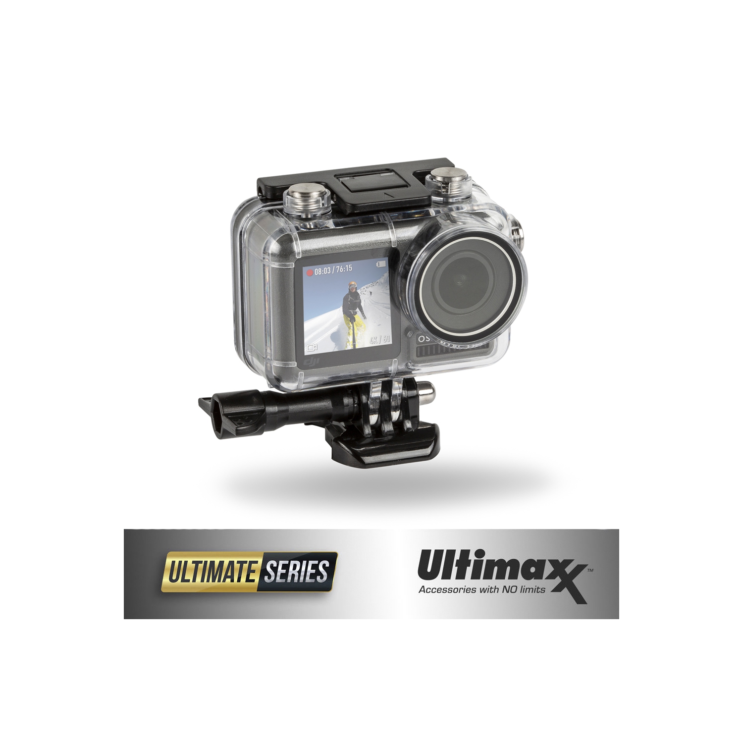 Support de boîtier de protection étanche pour l'eau 40&nbsp;M/120FT - Osmo action de DJI