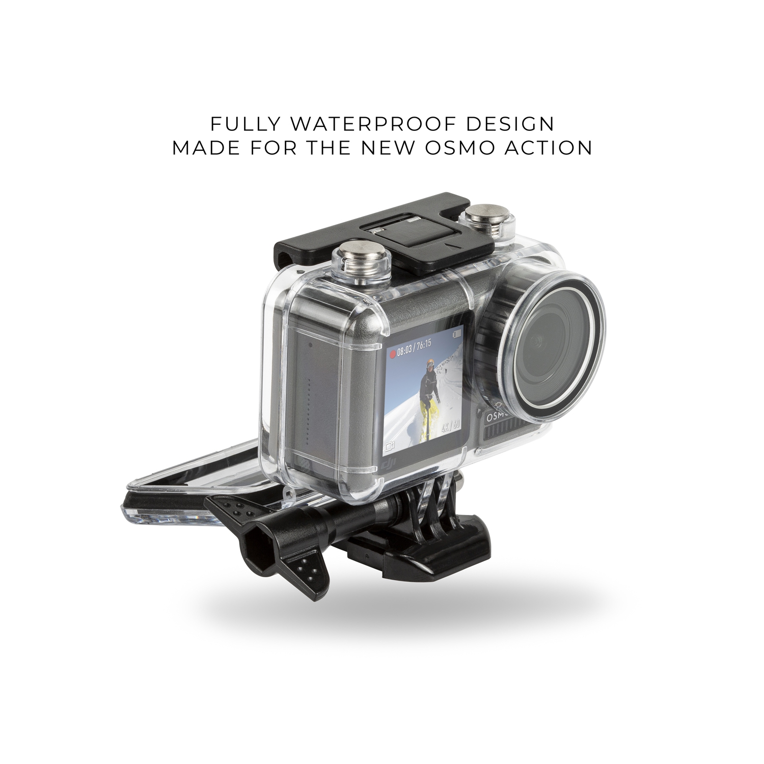 Support de boîtier de protection étanche pour l'eau 40&nbsp;M/120FT - Osmo action de DJI
