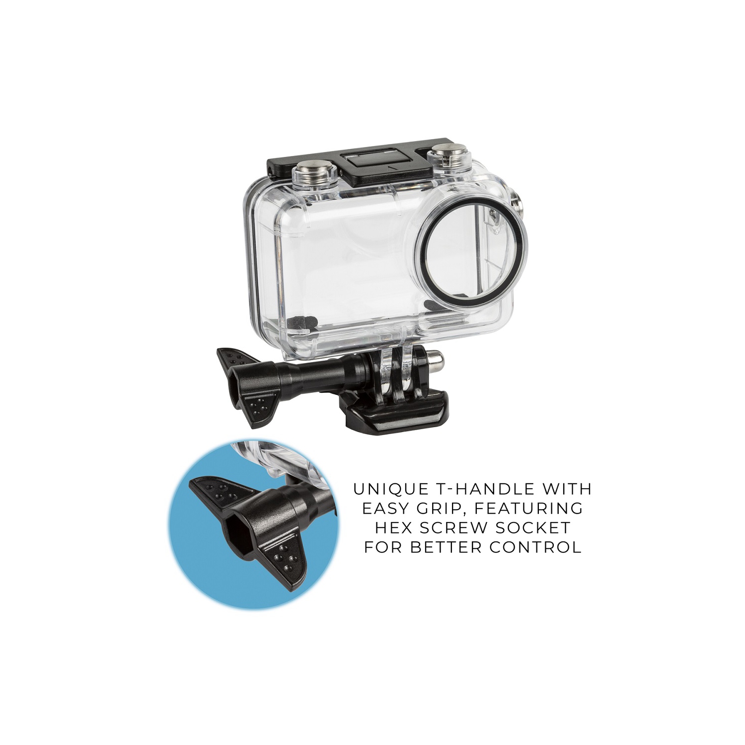 Support de boîtier de protection étanche pour l'eau 40&nbsp;M/120FT - Osmo action de DJI