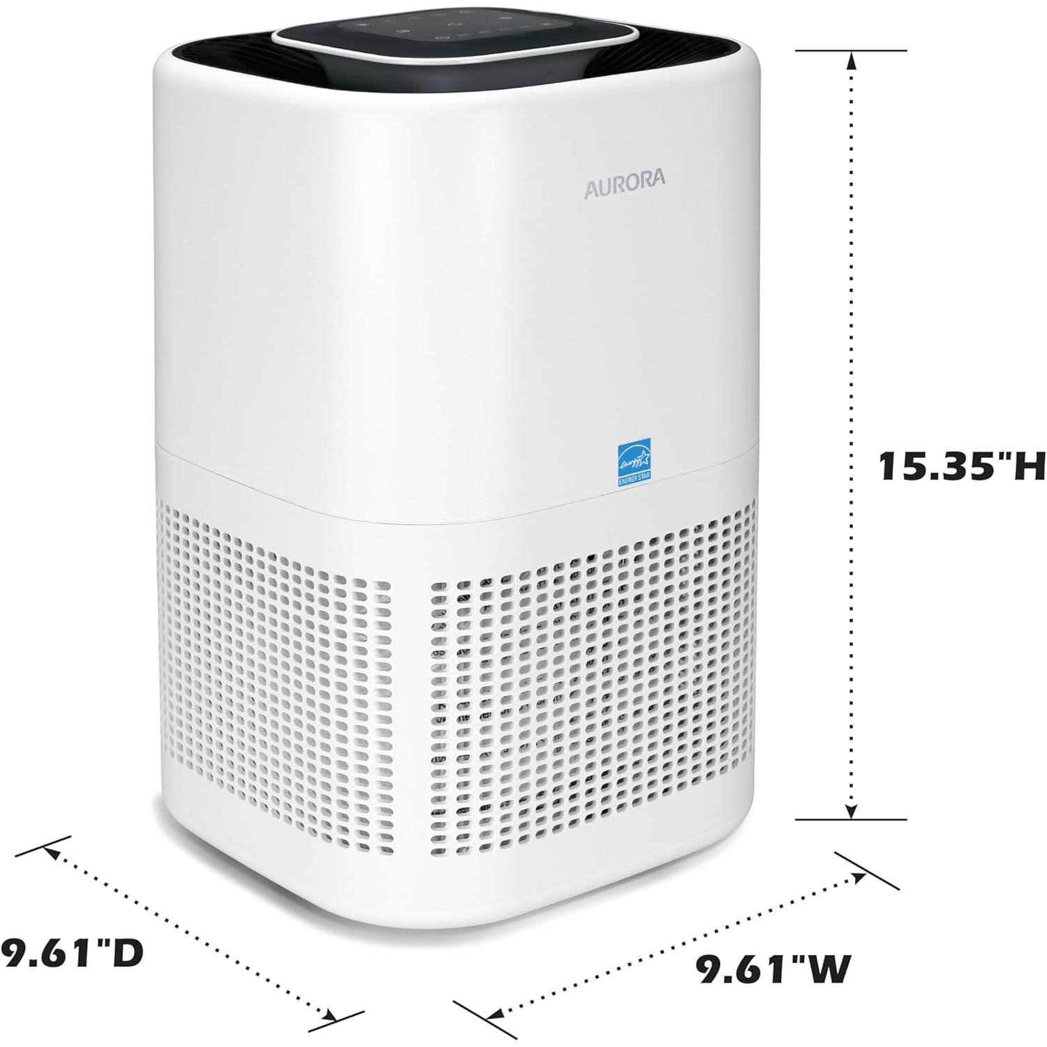 Office Air Purifier for Dust, Odors, Pollen, Allergens, and Germs with H13 True HEPA Filter and 3-Stage Purification, Covers Up to 1,100 ft²
