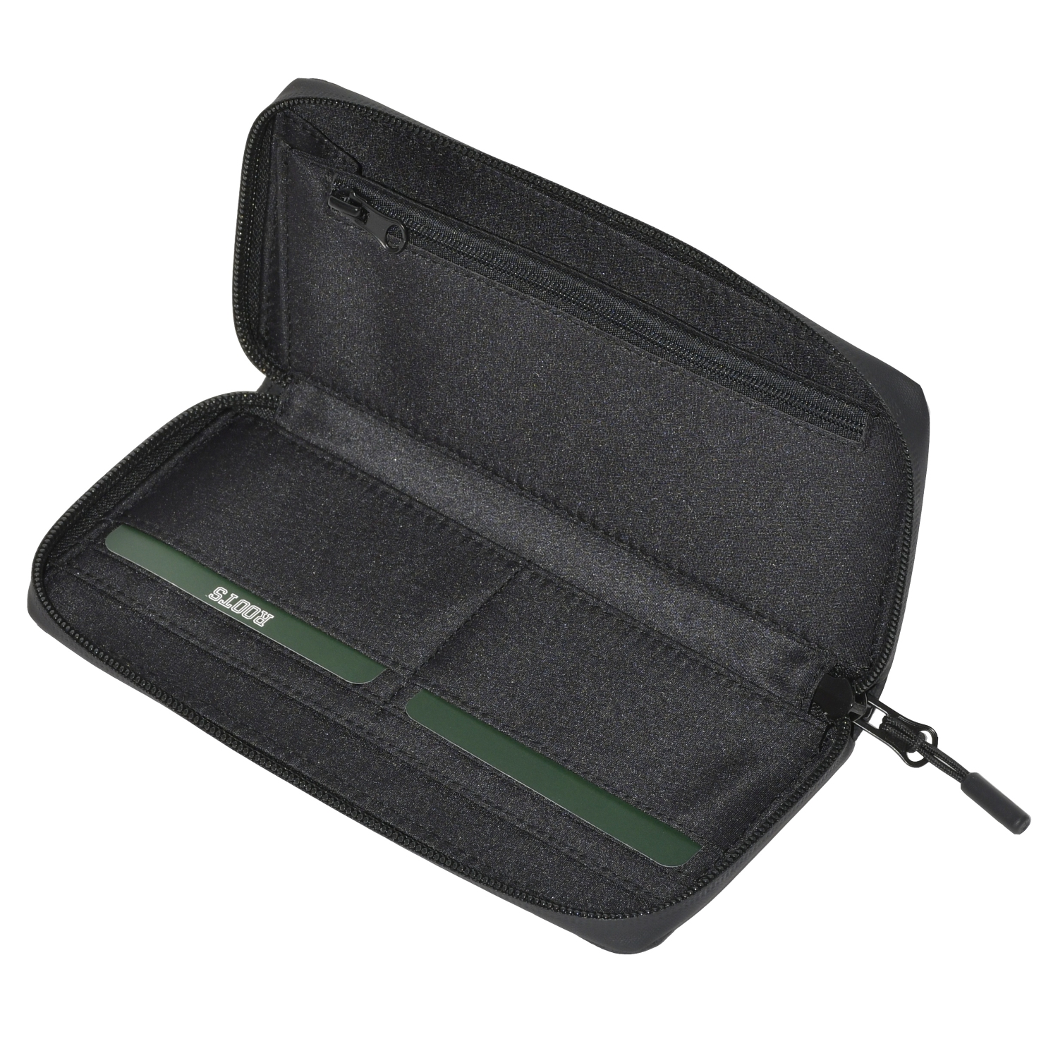 PORTEFEUILLE ROND MINCE À FERMETURE À GLISSIÈRE