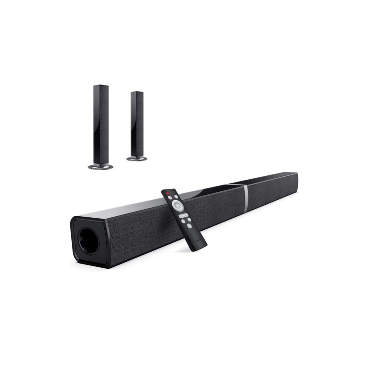 MOVSSOU 50-Watt 2.0 channel Bluetooth Sound bar 32 inch