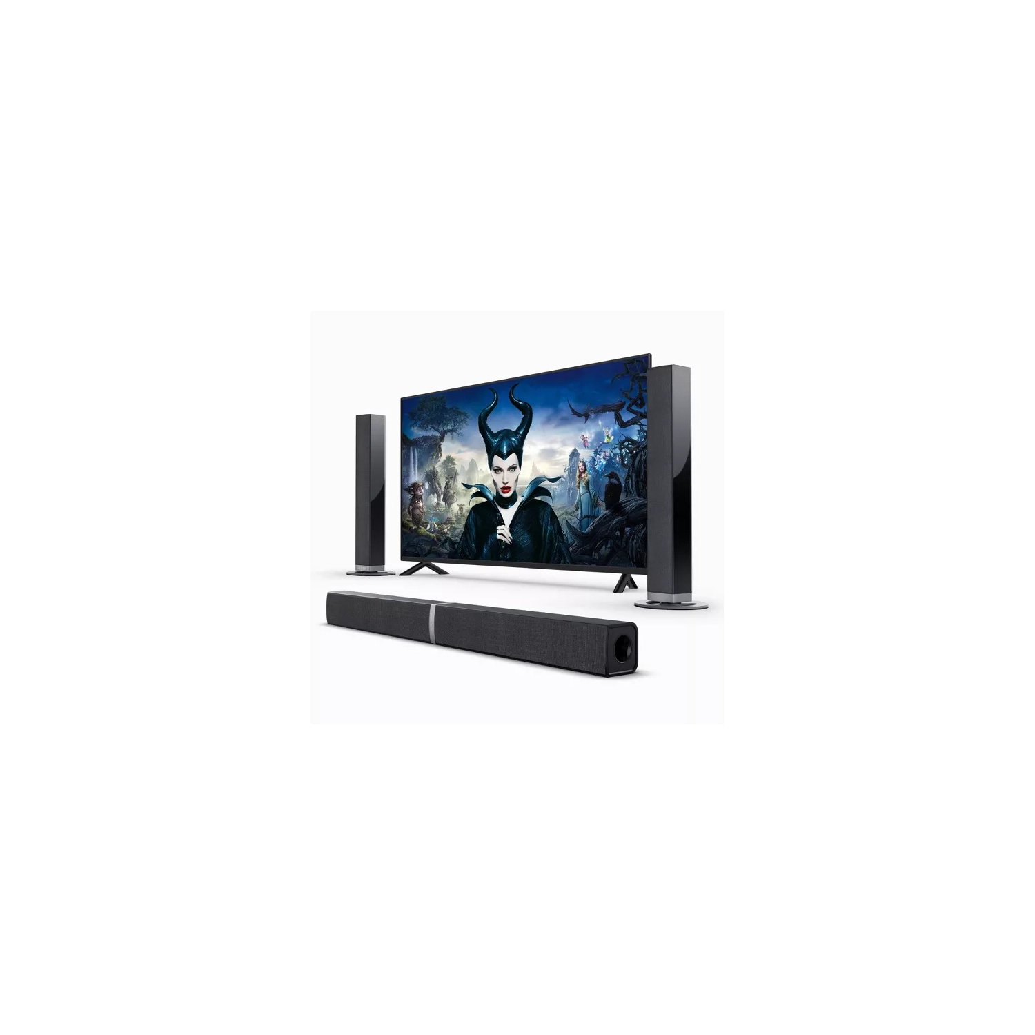 MOVSSOU 50-Watt 2.0 channel Bluetooth Sound bar 32 inch