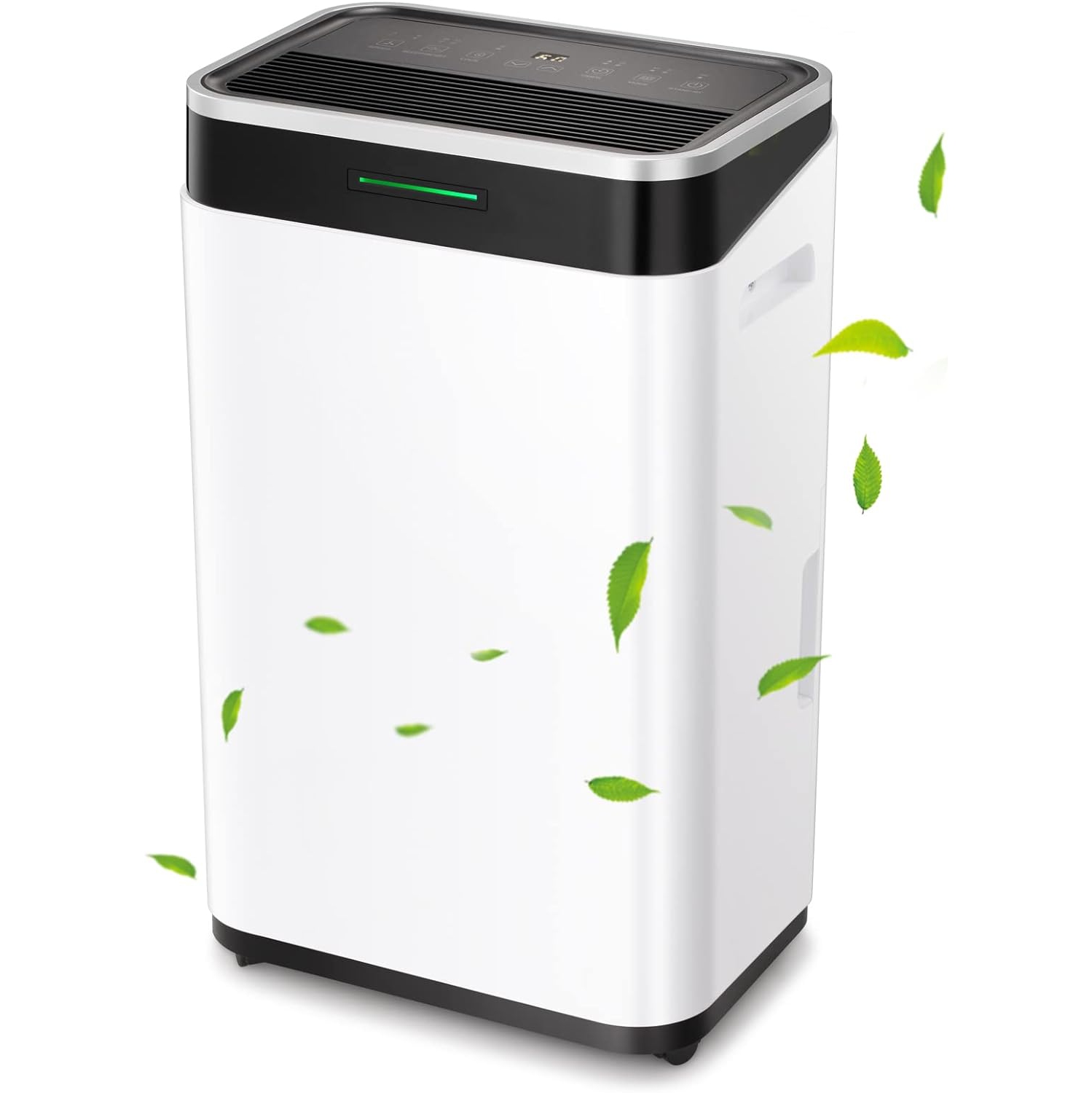 ZAFRO Dehumidifier for Home 45Pints/Day, Garage dehumidifier with Low Noise,Basement Dehumidifier with Drain Hose,6500ML Water Tank,Intelligent