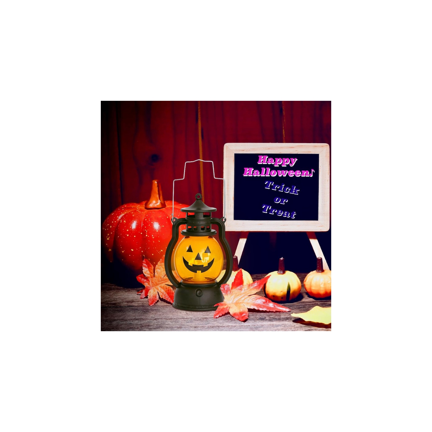 YOULIGHTS 3 Pack Flickering, LED Pumpkin Lights, Halloween Pumpkins LED Lamps Battery Operated Flameless Pumpkin Tealight Candles Halloween Christmas