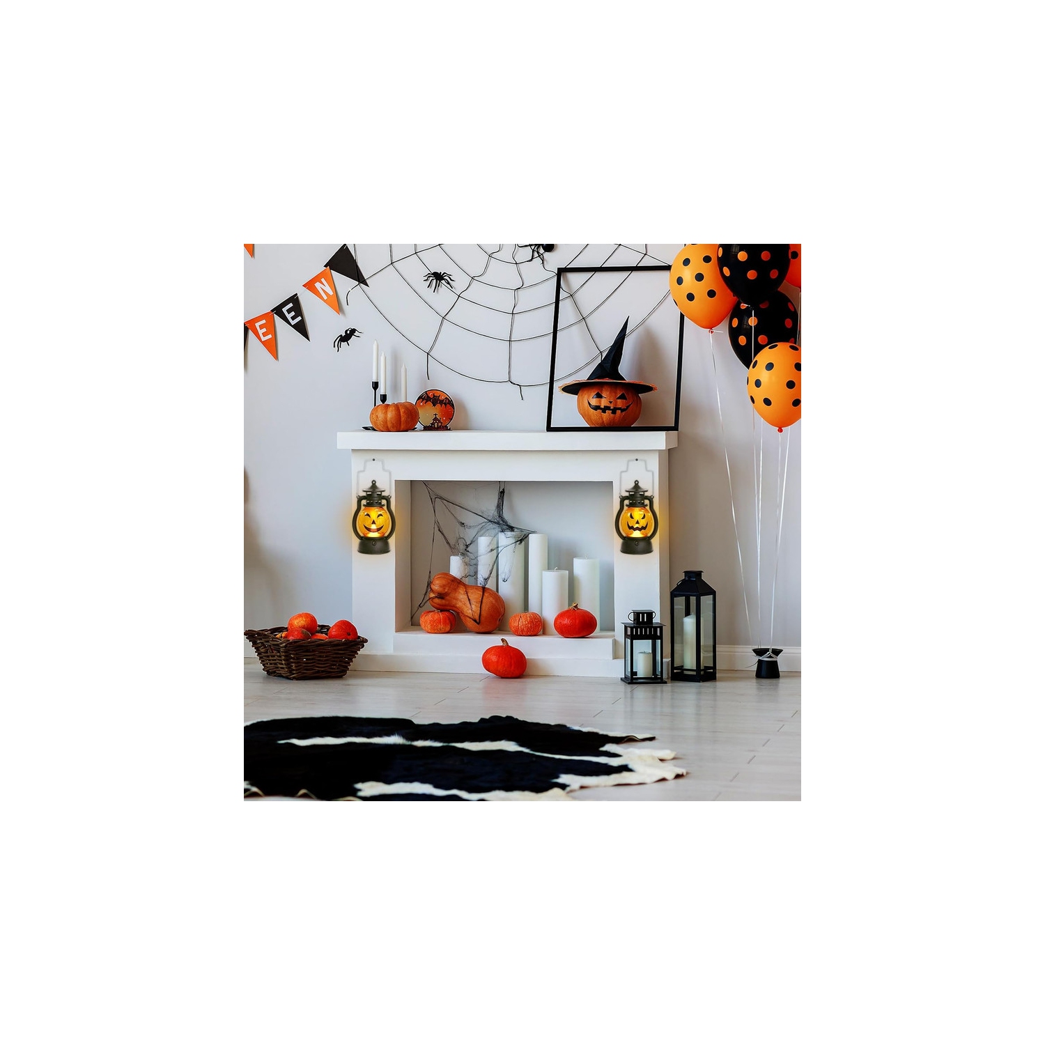 YOULIGHTS 3 Pack Flickering, LED Pumpkin Lights, Halloween Pumpkins LED Lamps Battery Operated Flameless Pumpkin Tealight Candles Halloween Christmas