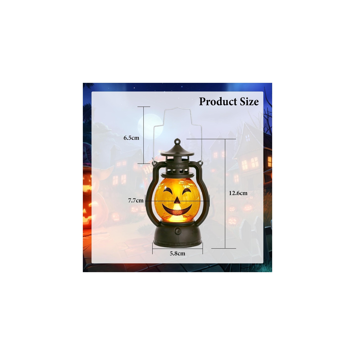 YOULIGHTS 3 Pack Flickering, LED Pumpkin Lights, Halloween Pumpkins LED Lamps Battery Operated Flameless Pumpkin Tealight Candles Halloween Christmas