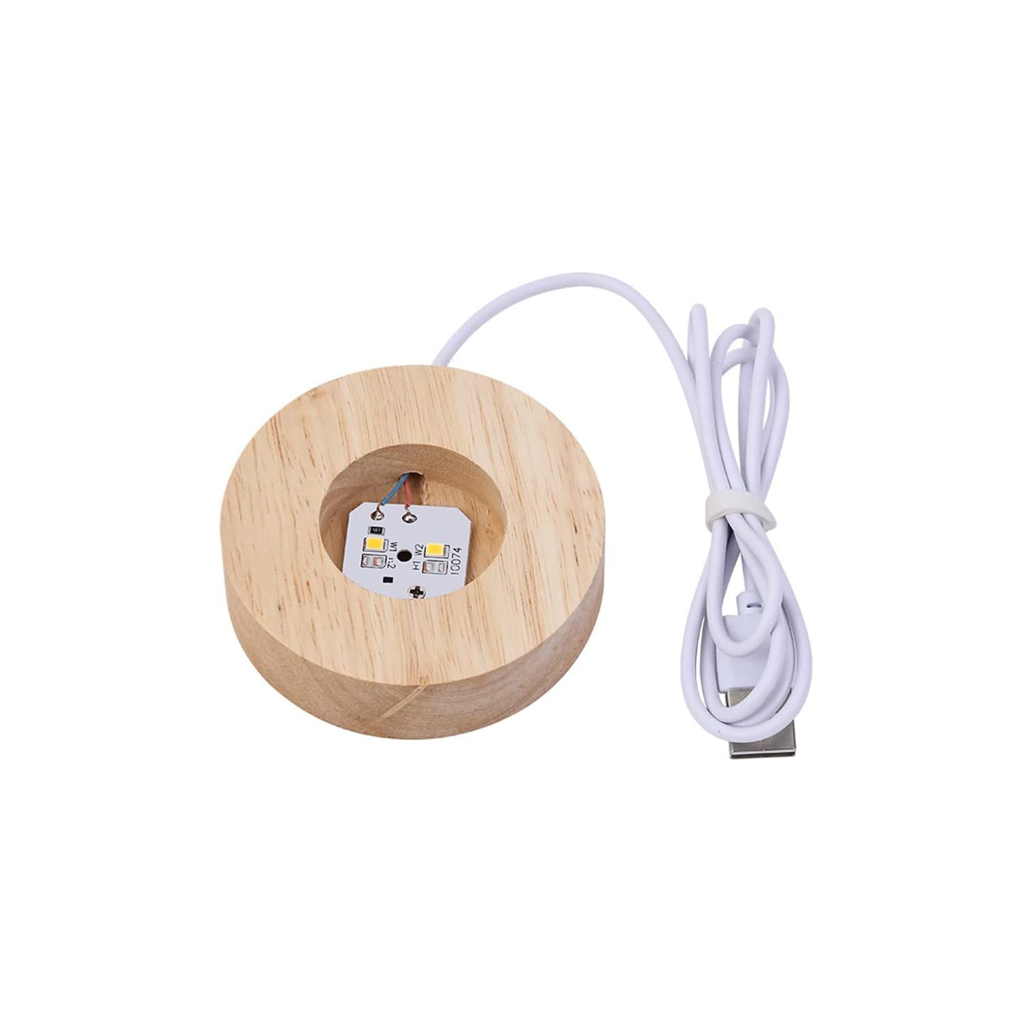 YOULIGHTS 3D Crystal Ball Night Light Ball Projection Lamp Planet Model,3D Crystal Ball with Led Wooden Base Gift for Christmas Thanksgiving