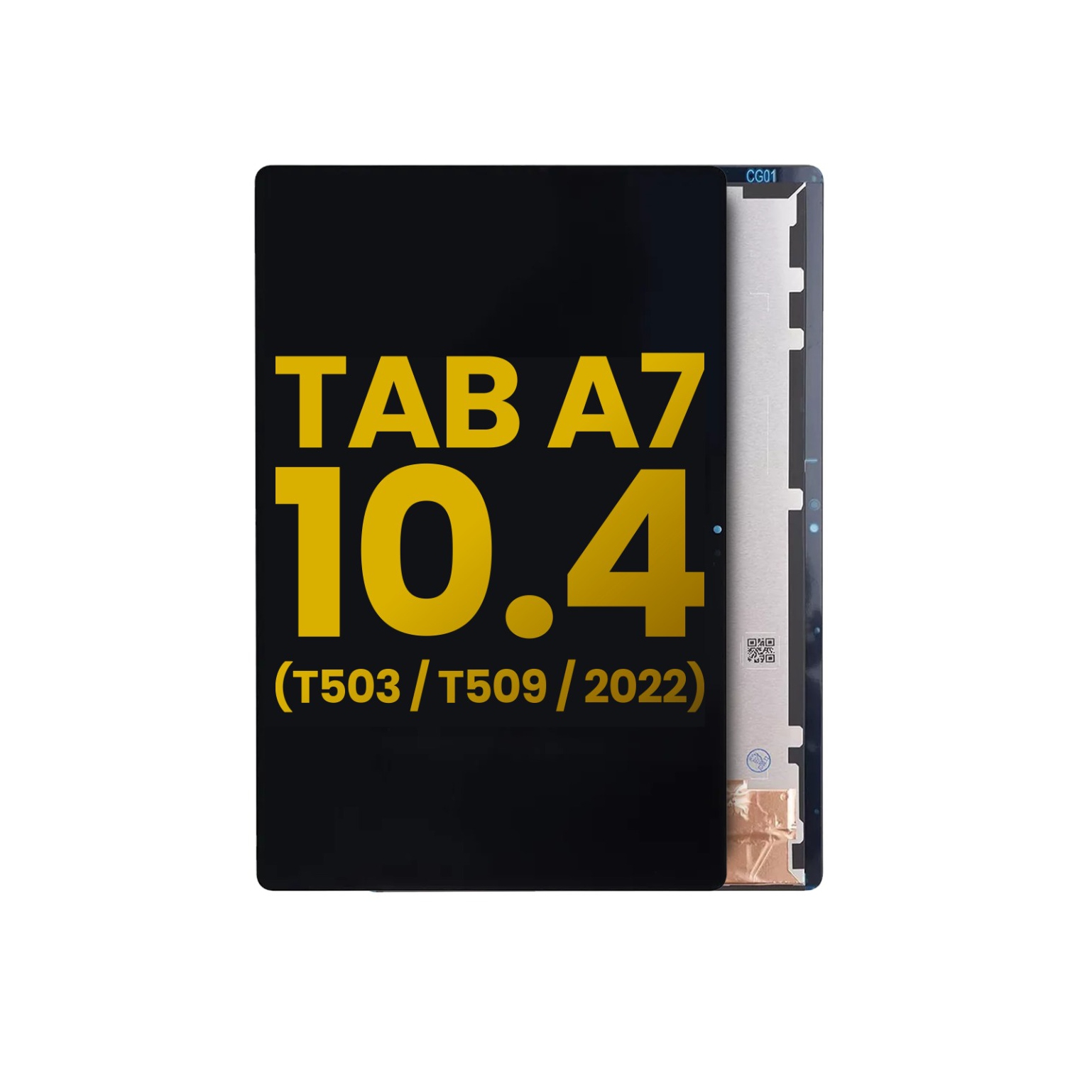 Refurbished - LCD Assembly No Frame Compatible For Samsung Galaxy Tab A7 10.4" (T503 / T509 / 2022) (Black)