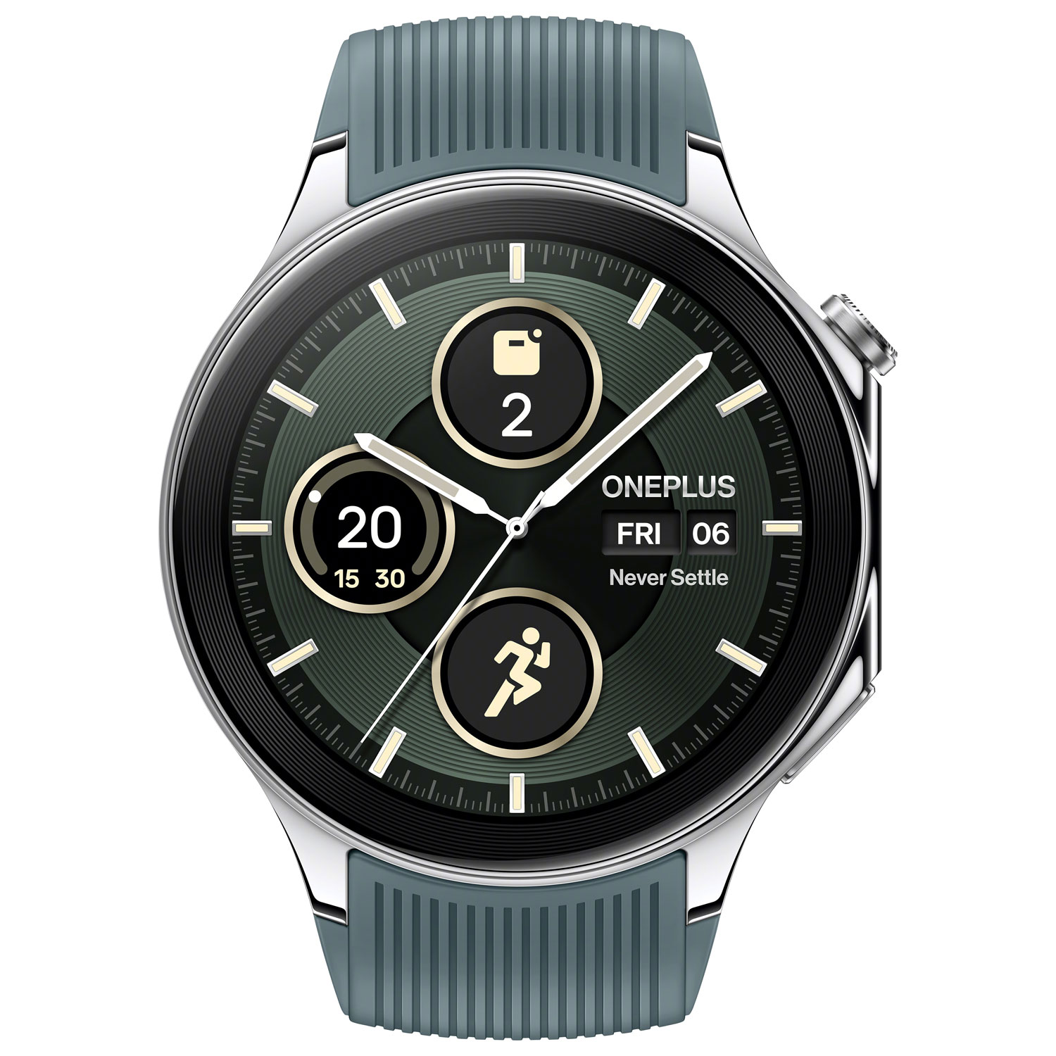 Oneplus Watch 2 47mm Smartwatch - Radiant Steel - Exclusive Retail Partner