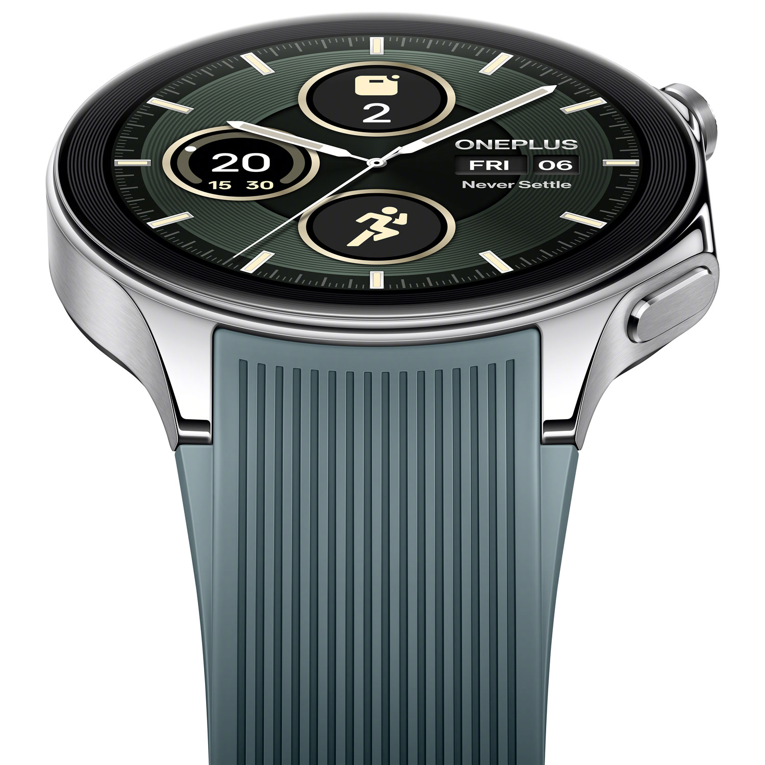 Oneplus Watch 2 47mm Smartwatch - Radiant Steel - Exclusive Retail Partner