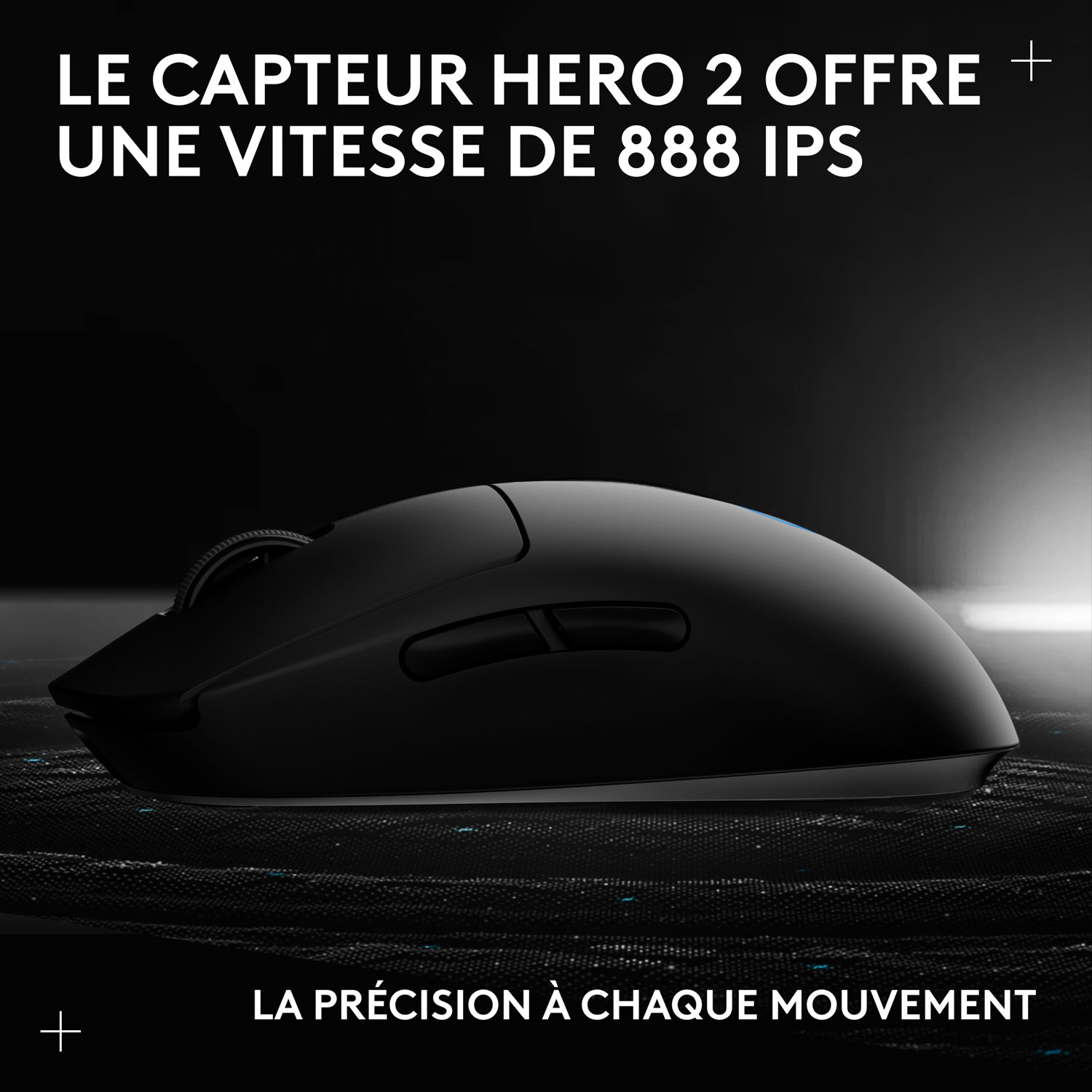 Logitech G PRO 2 LIGHTSPEED 44000 DPI Wireless Optical Gaming Mouse - Black