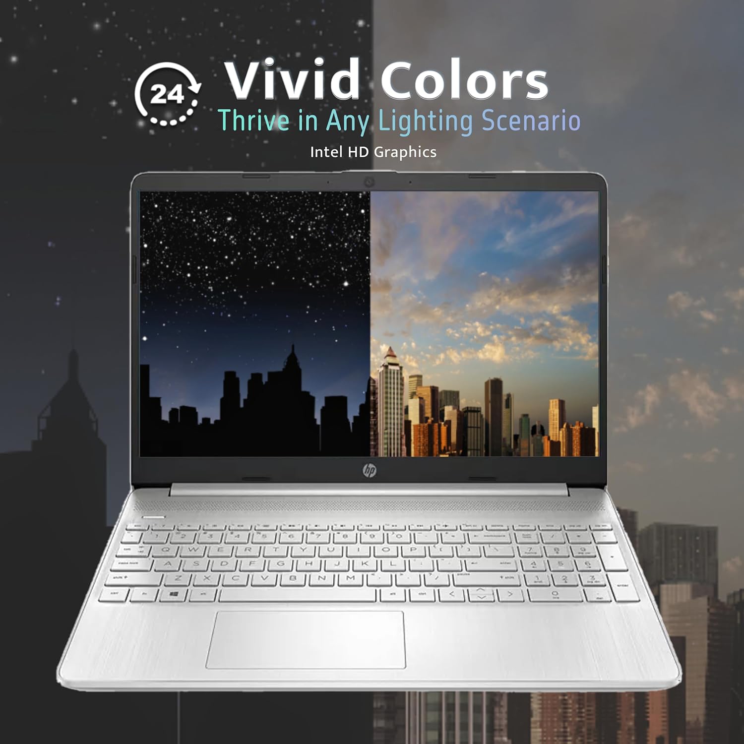 HP 15.6" FHD Business Laptop, Intel Core i3-1215U, 2TB PCIe SSD, 32GB DDR4 RAM, Intel UHD Graphics, HD Webcam, Fingerprint Reader, Silver, Win 11