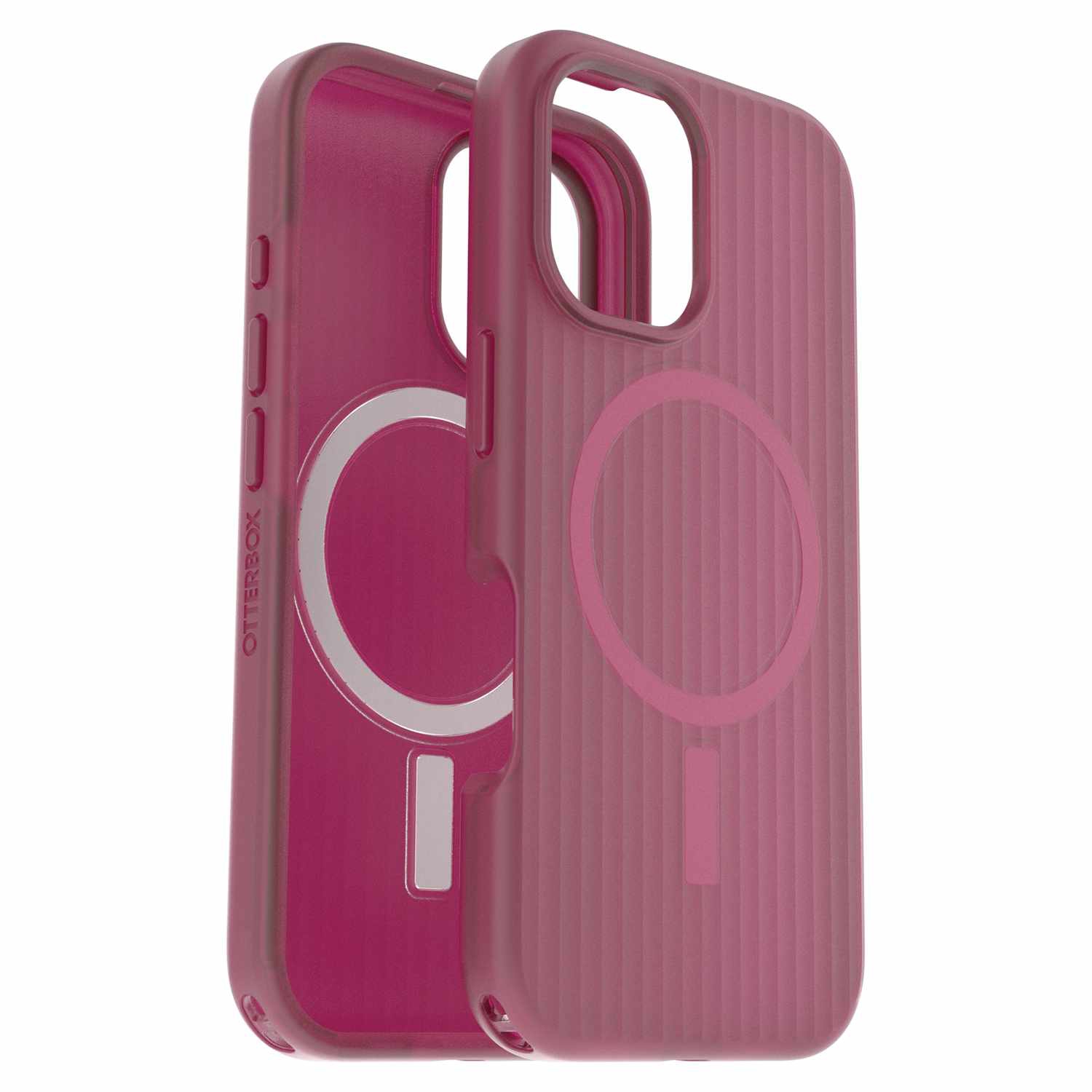 Étui souple Symmetry d'OtterBox pour iPhone 16 - coque rigide rose durable avec compatibilité MagSafe