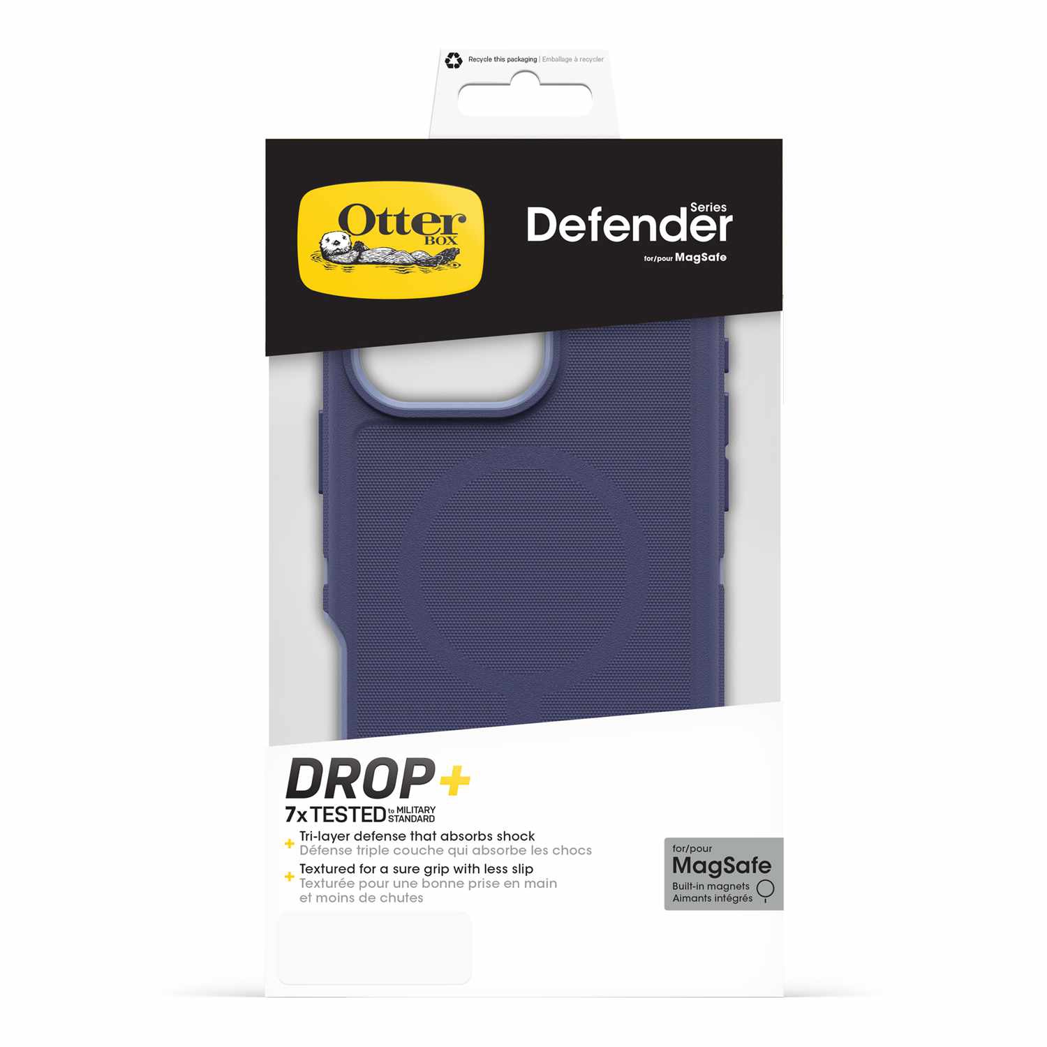 Étui Defender Pro d'OtterBox pour iPhone 16 Pro Max - Protection robuste optimale violet