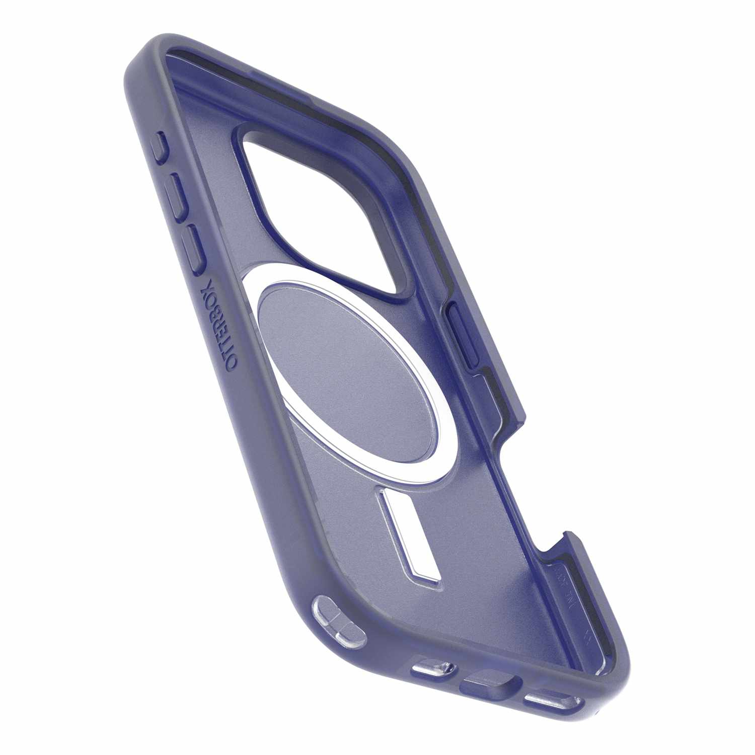 Étui souple Symmetry d'OtterBox pour iPhone 16 Pro - coque rigide durable bleue avec MagSafe
