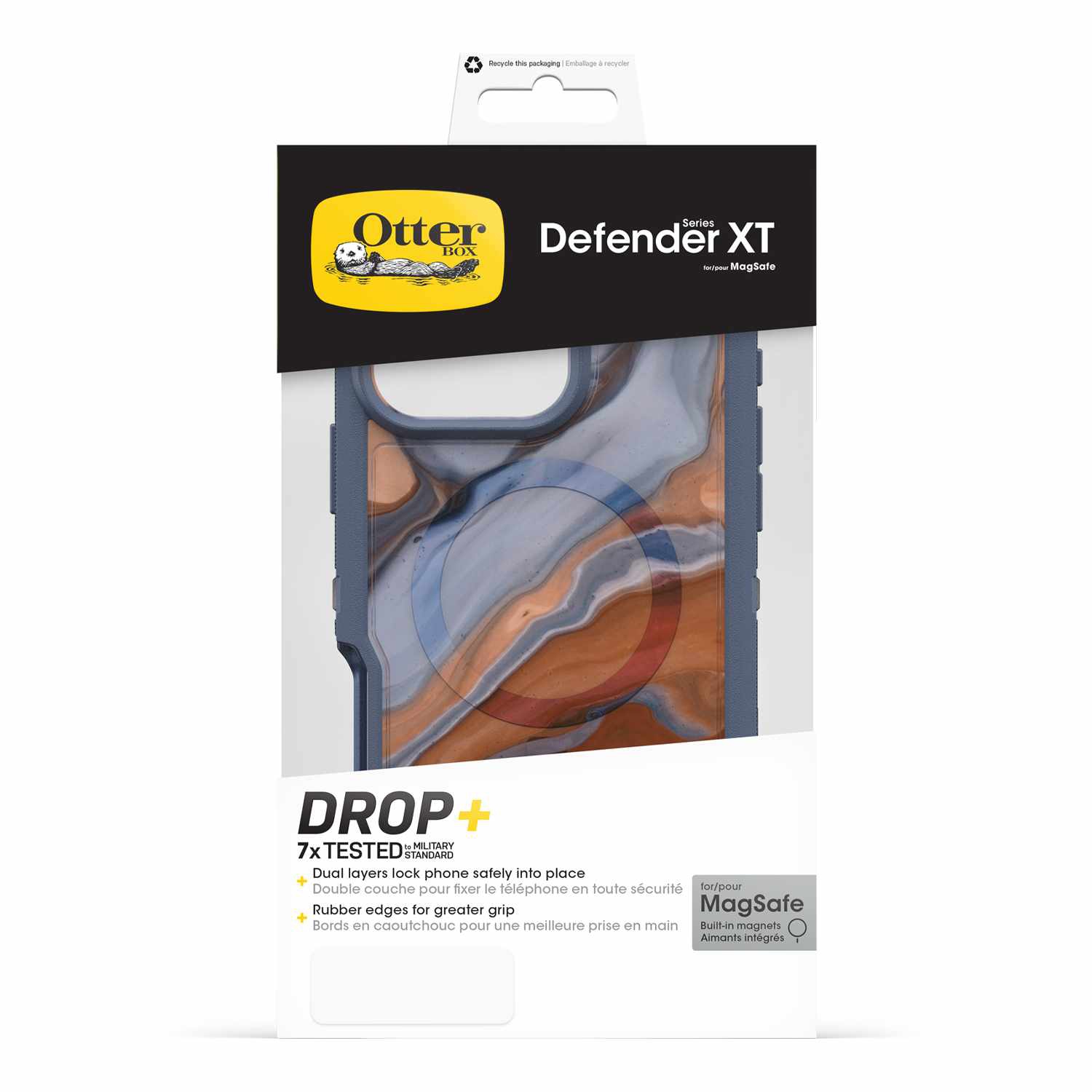 Étui Defender XT Clear Pro d'OtterBox pour iPhone 16 Pro Max - Protection rigide bleue durable