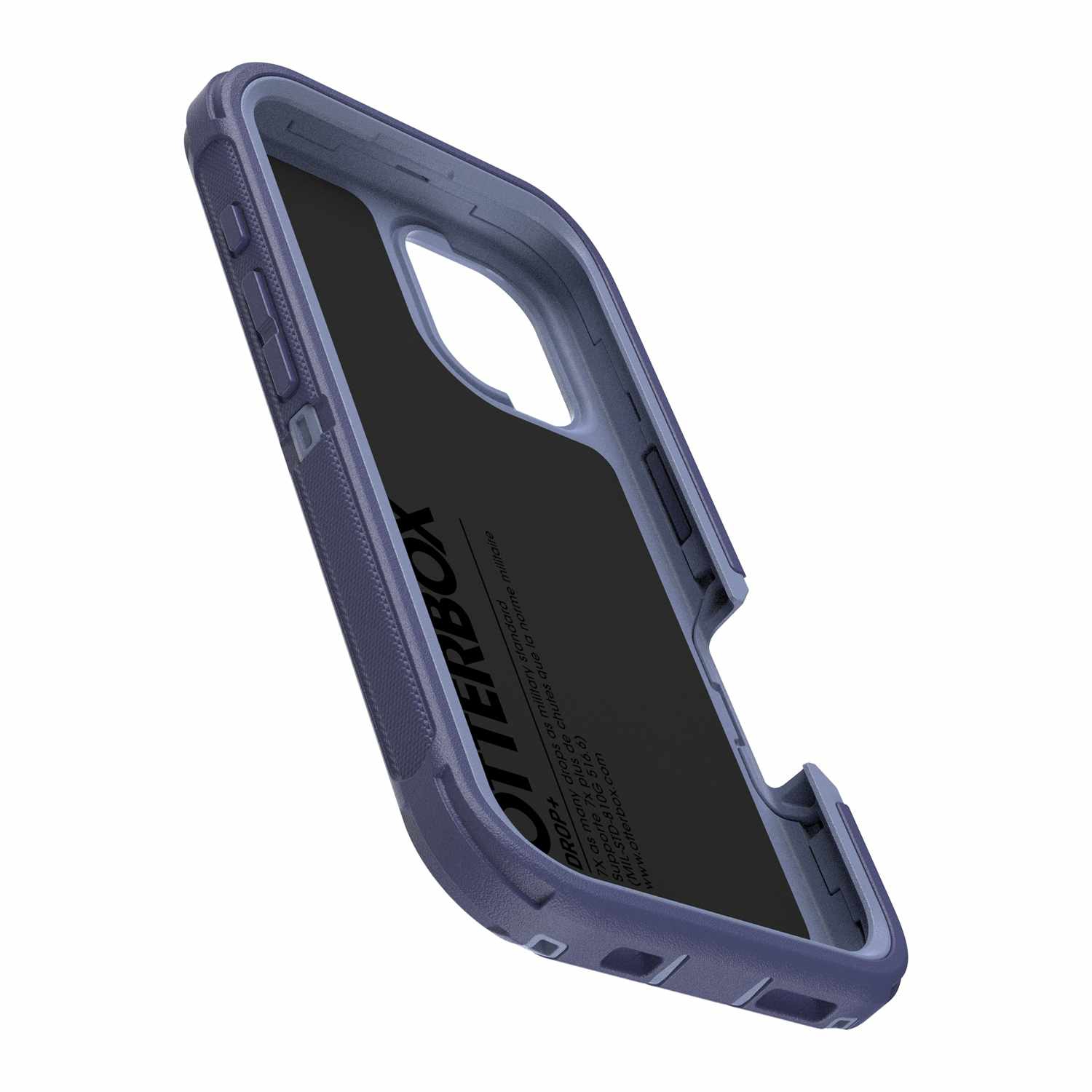 OtterBox Defender Pro Case for iPhone 16 - Rugged Purple Hard Shell with MagSafe