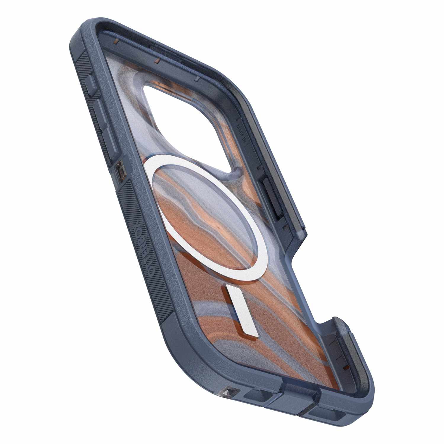 Étui Defender XT Clear Pro d'OtterBox pour iPhone 16 Pro - Protection rigide bleue haut de gamme