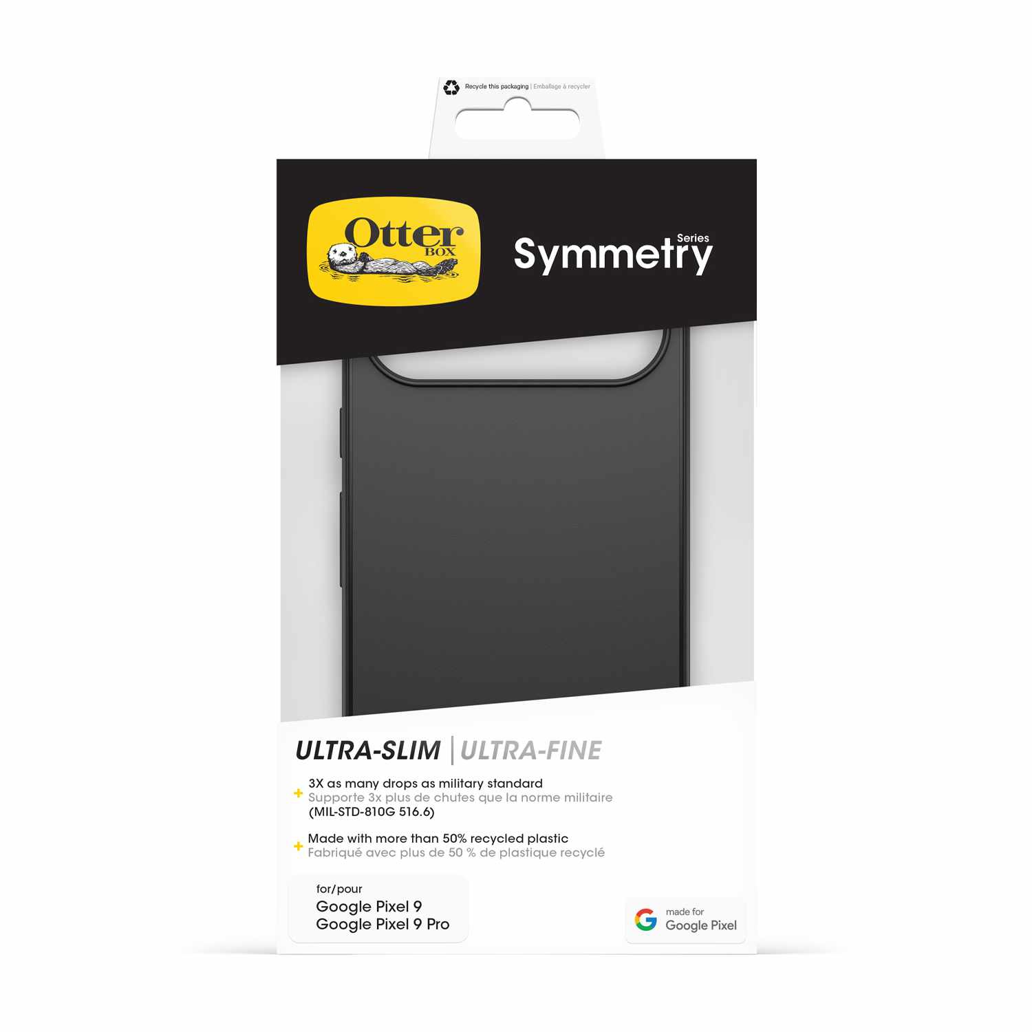 OtterBox Symmetry Case | Made for Pixel 9/9 Pro | Black