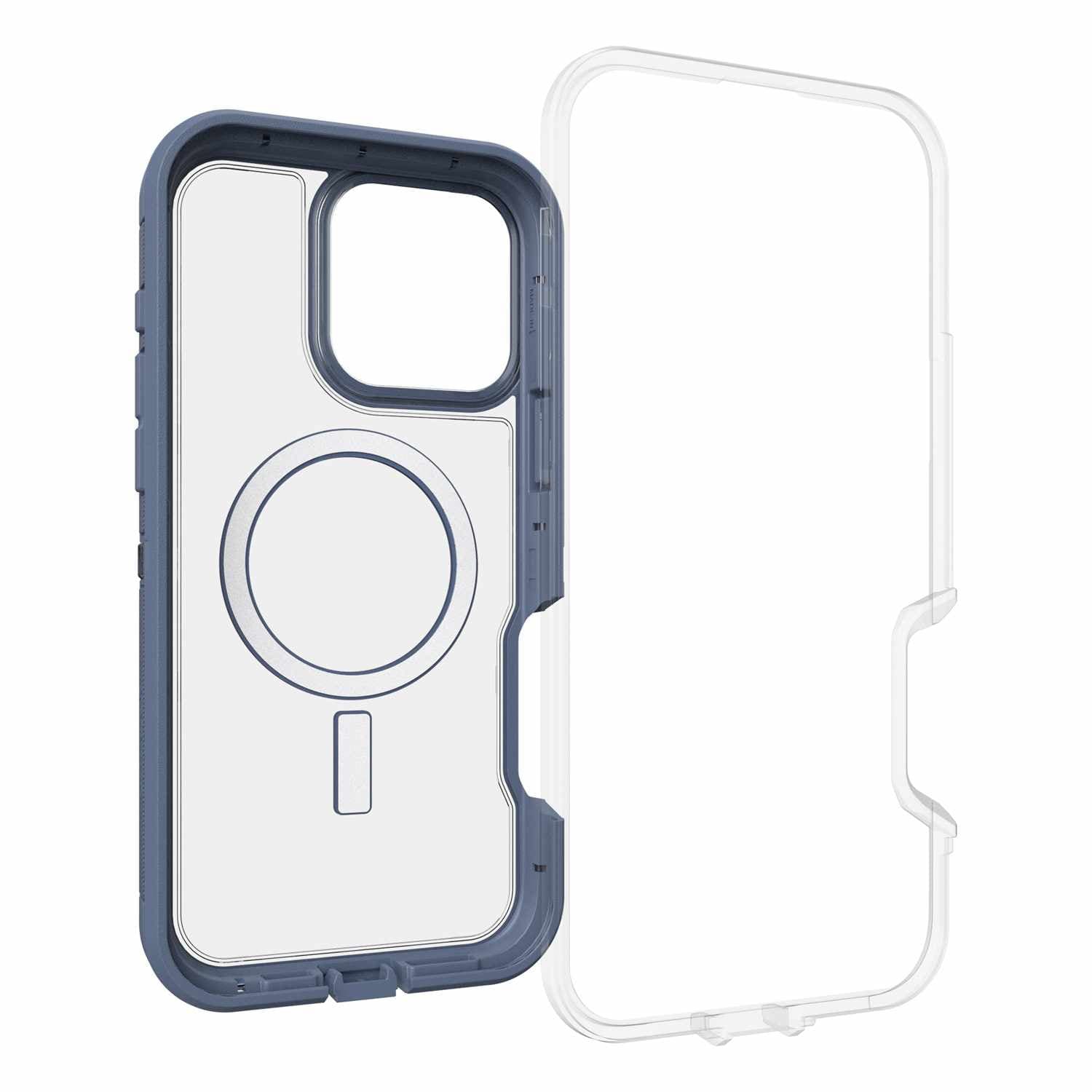 Étui Defender XT Clear Pro d'OtterBox pour iPhone 16 Pro Max - Bleu - Protection optimale