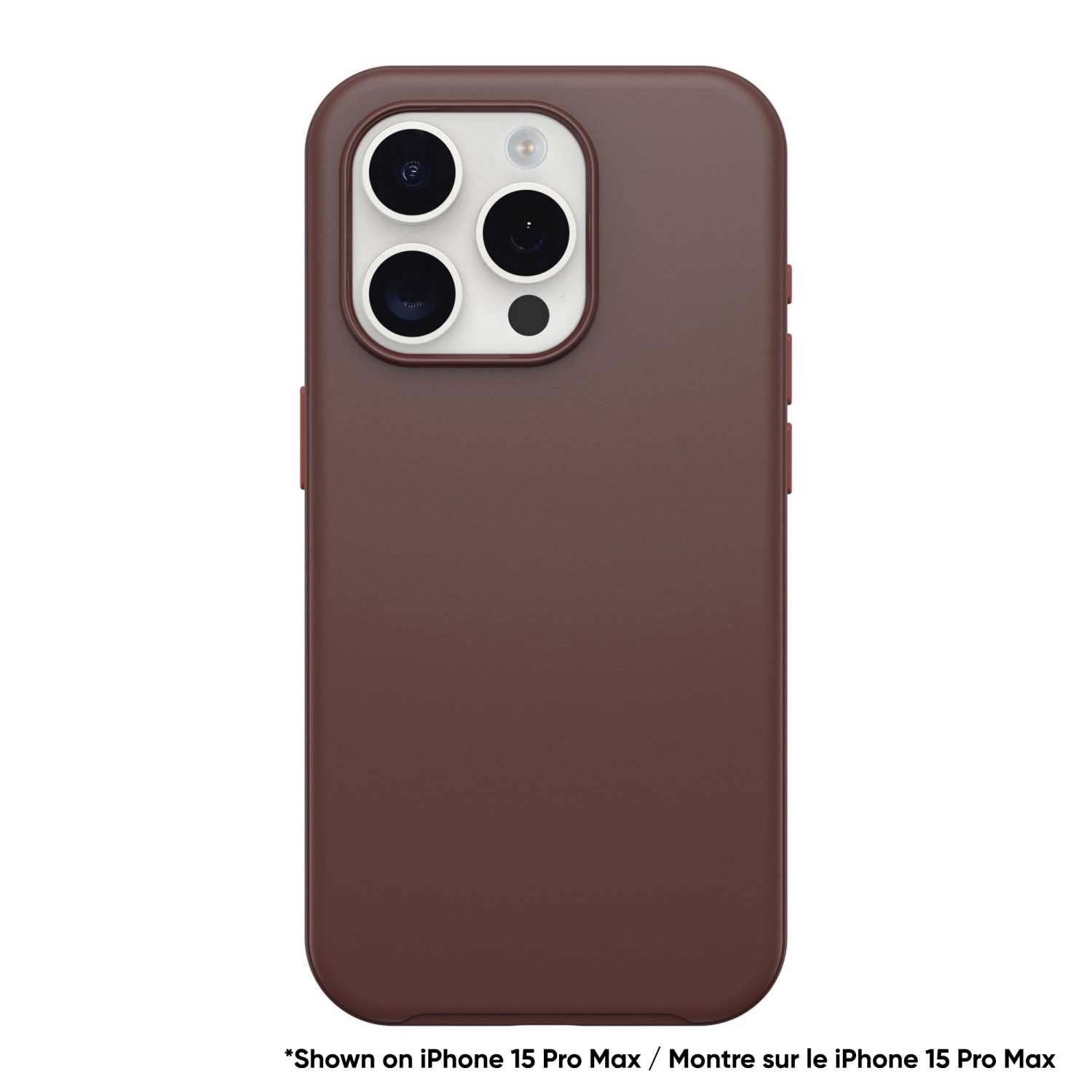 Étui Symmetry d'OtterBox pour iPhone 16 Pro Max - coque rigide rouge élégant avec MagSafe