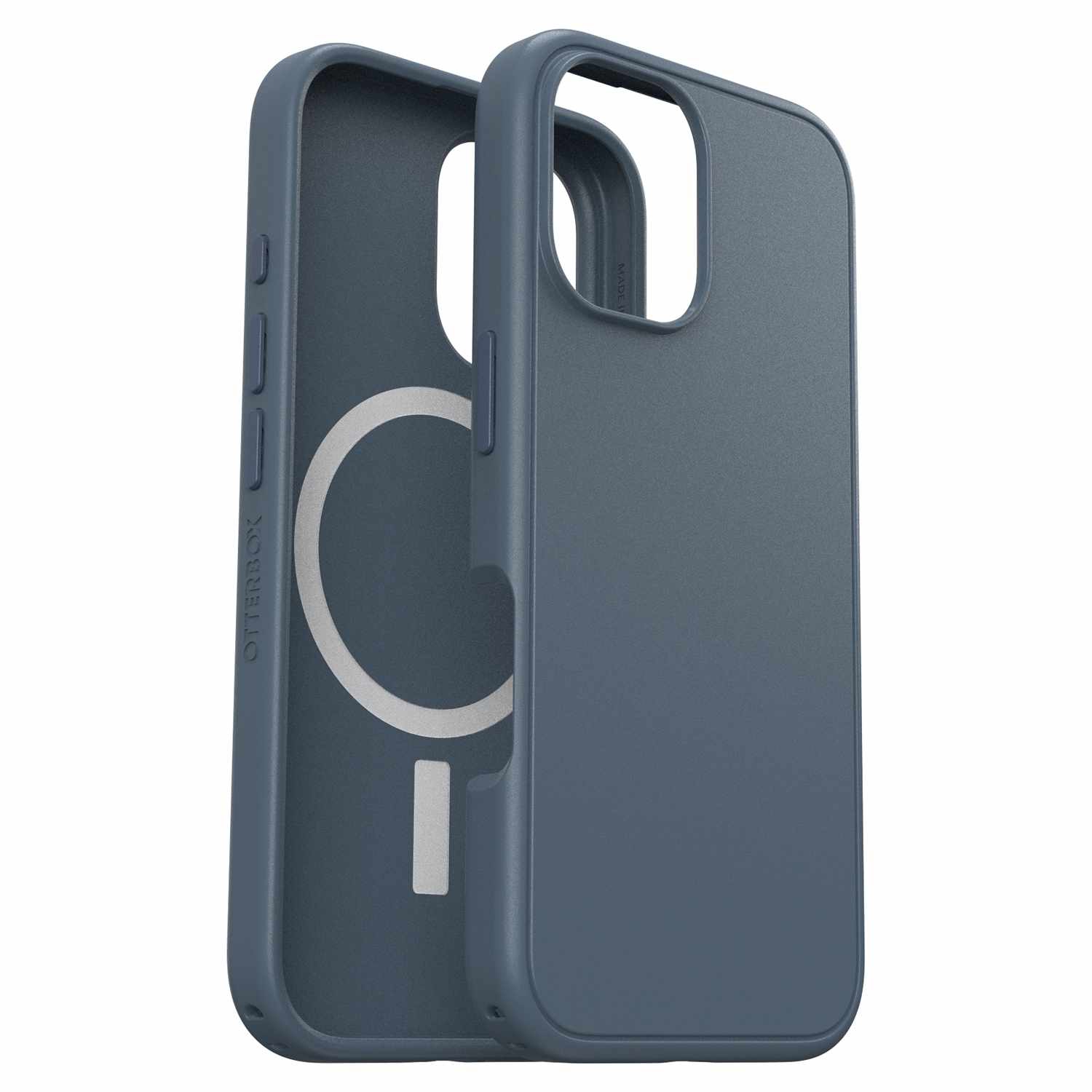 Élégant étui Symmetry d'OtterBox pour iPhone 16 avec MagSafe - coque rigide durable bleue