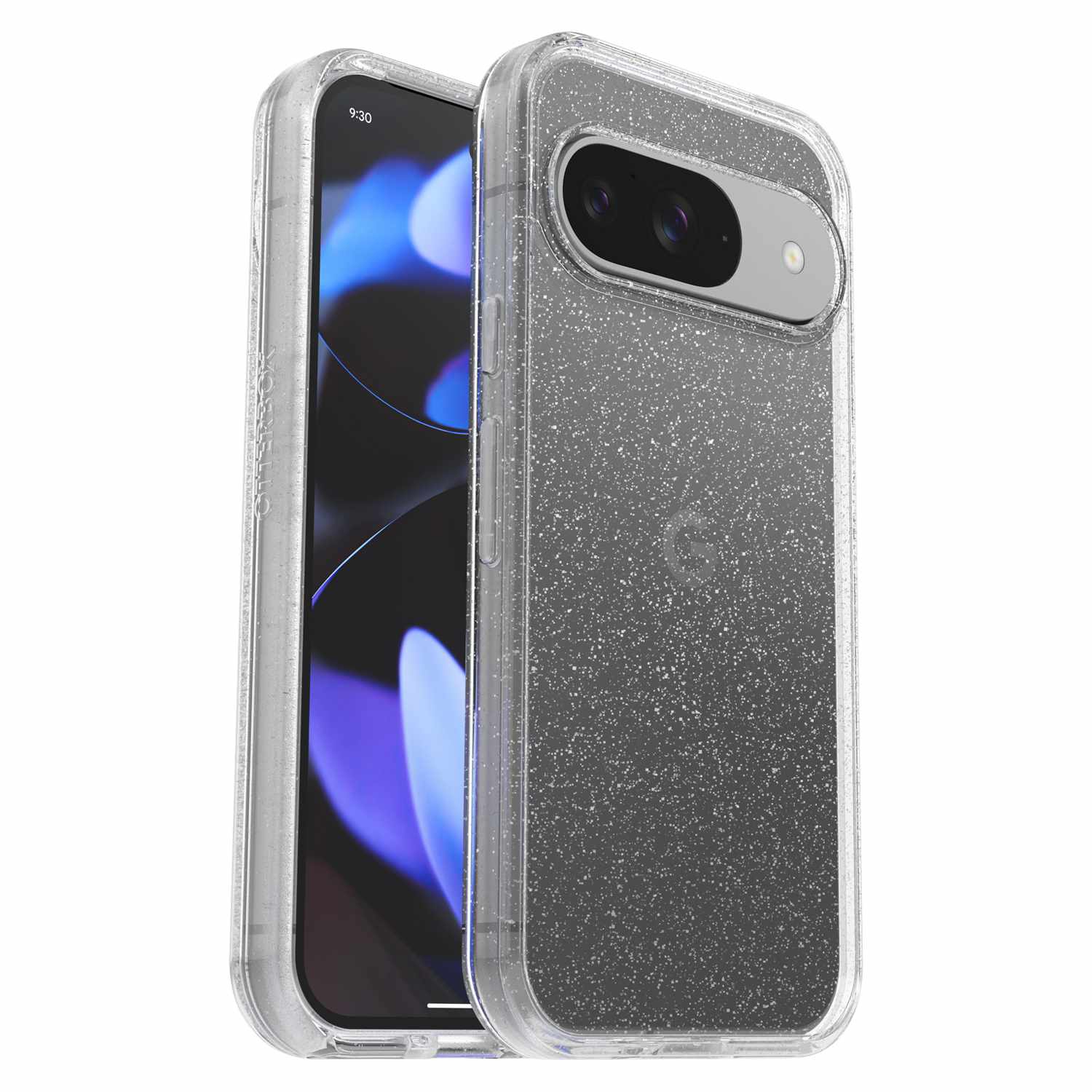 OtterBox Symmetry transparent | Conçu pour Pixel 9/9 Pro | Poussière d'étoiles