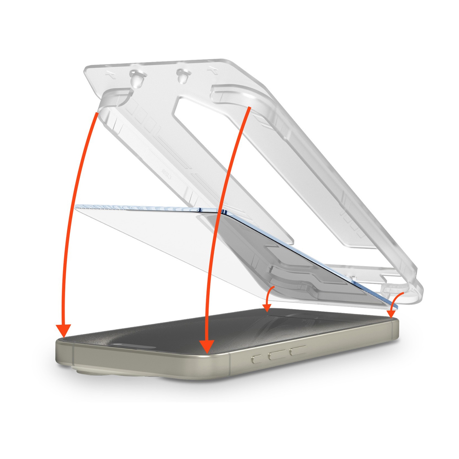 HyperGear Samsung Galaxy S23 FE Tempered Glass Screen Protector w/ Easy Installation Applicator Tra