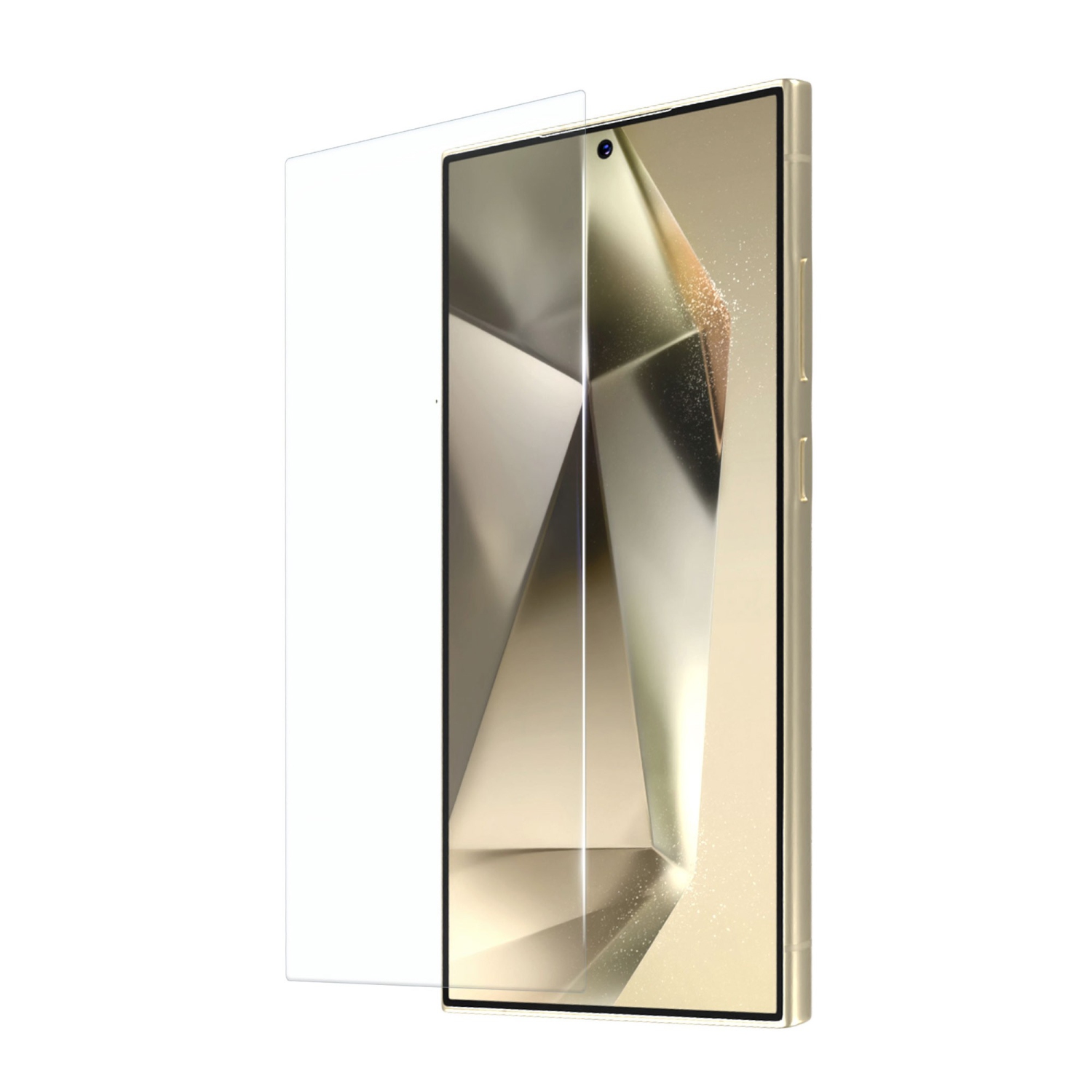 Protecteur d'écran en verre trempé HyperGear pour Galaxy S24 Ultra de Samsung avec plateau d'application d'installation