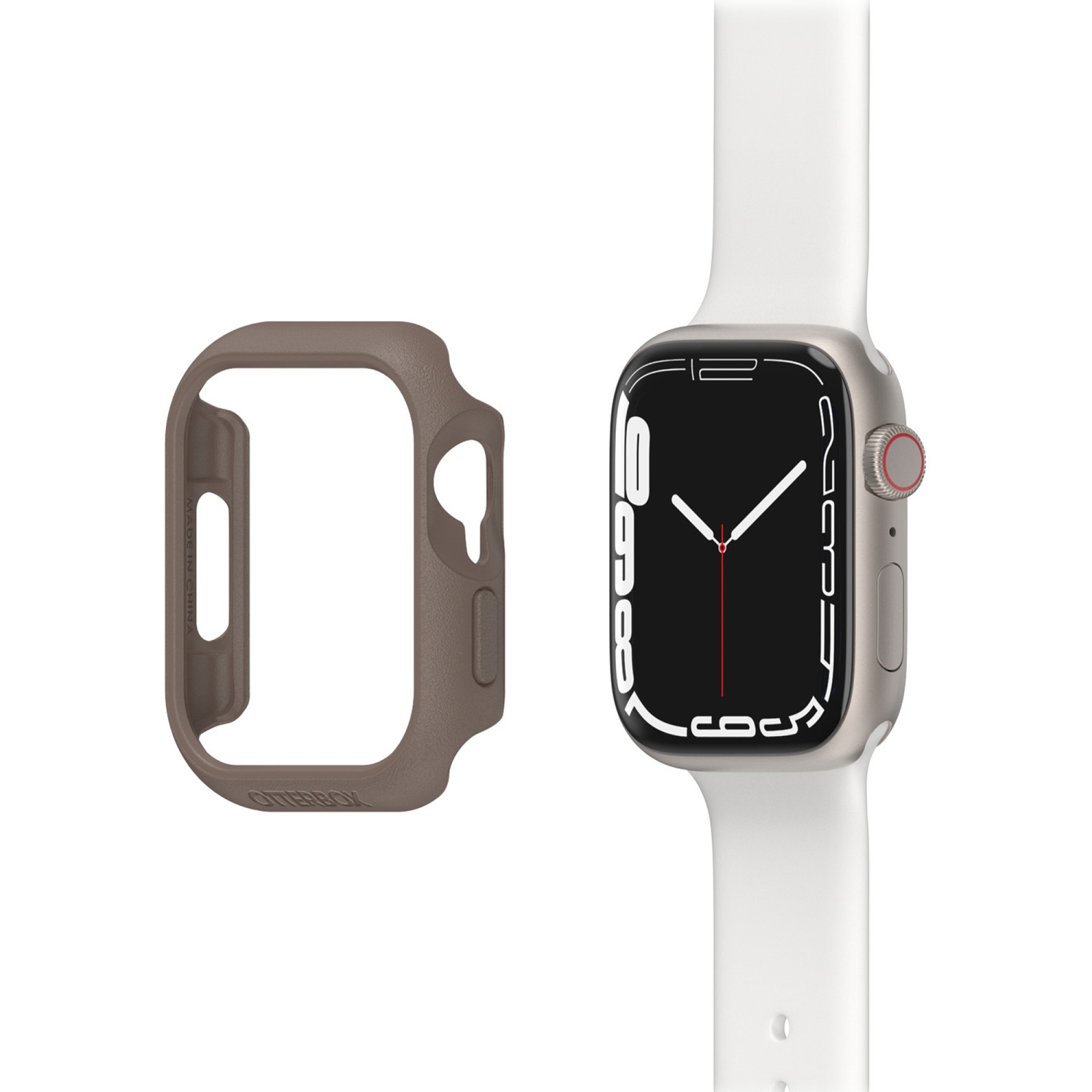 OtterBox Apple Watch Bumper Case for Series 7, 8, and 9 - 45 MM Hard Shell Protection in Brown