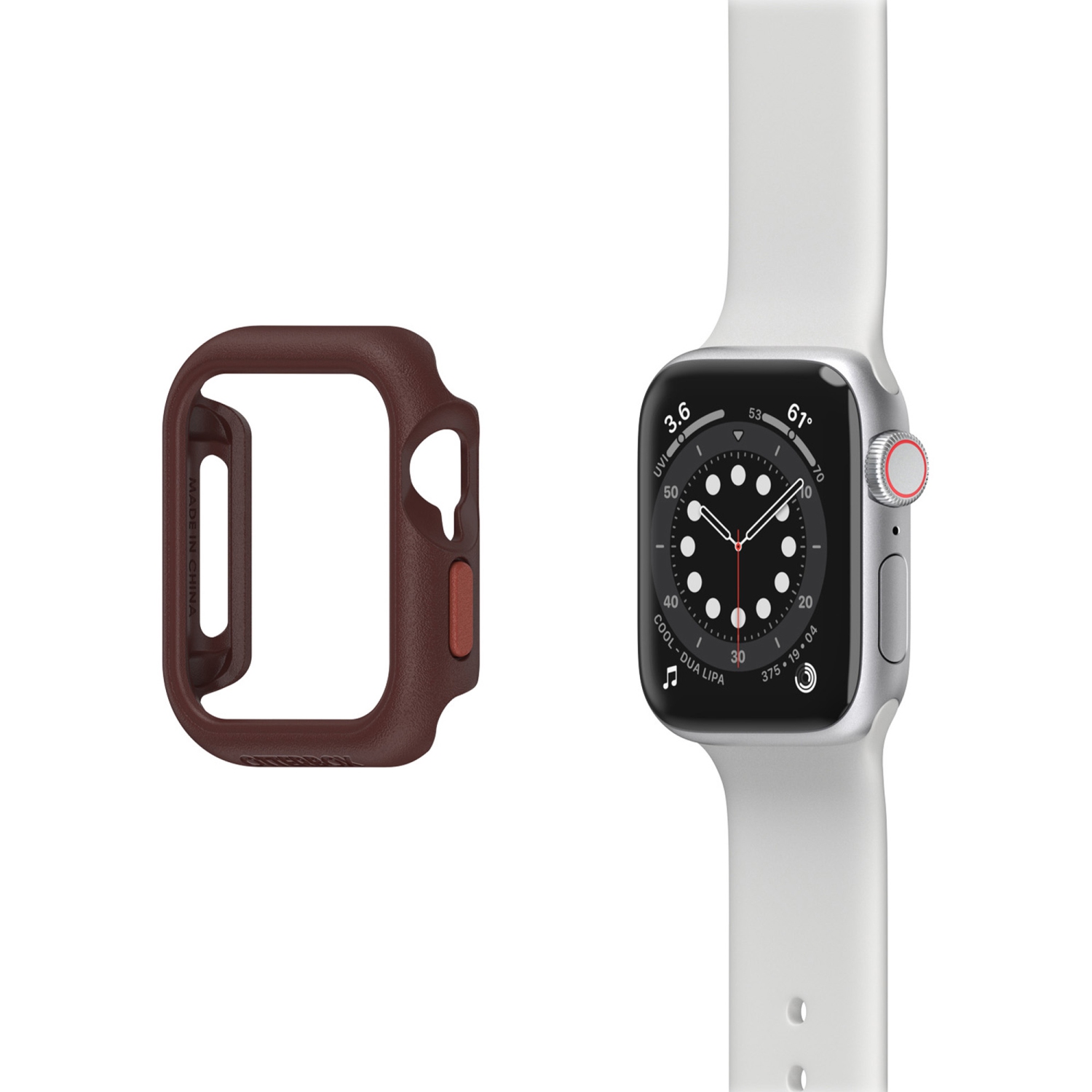 Étui protecteur d'OtterBox pour Apple Watch de 40MM mm - coque rigide durable en rouge