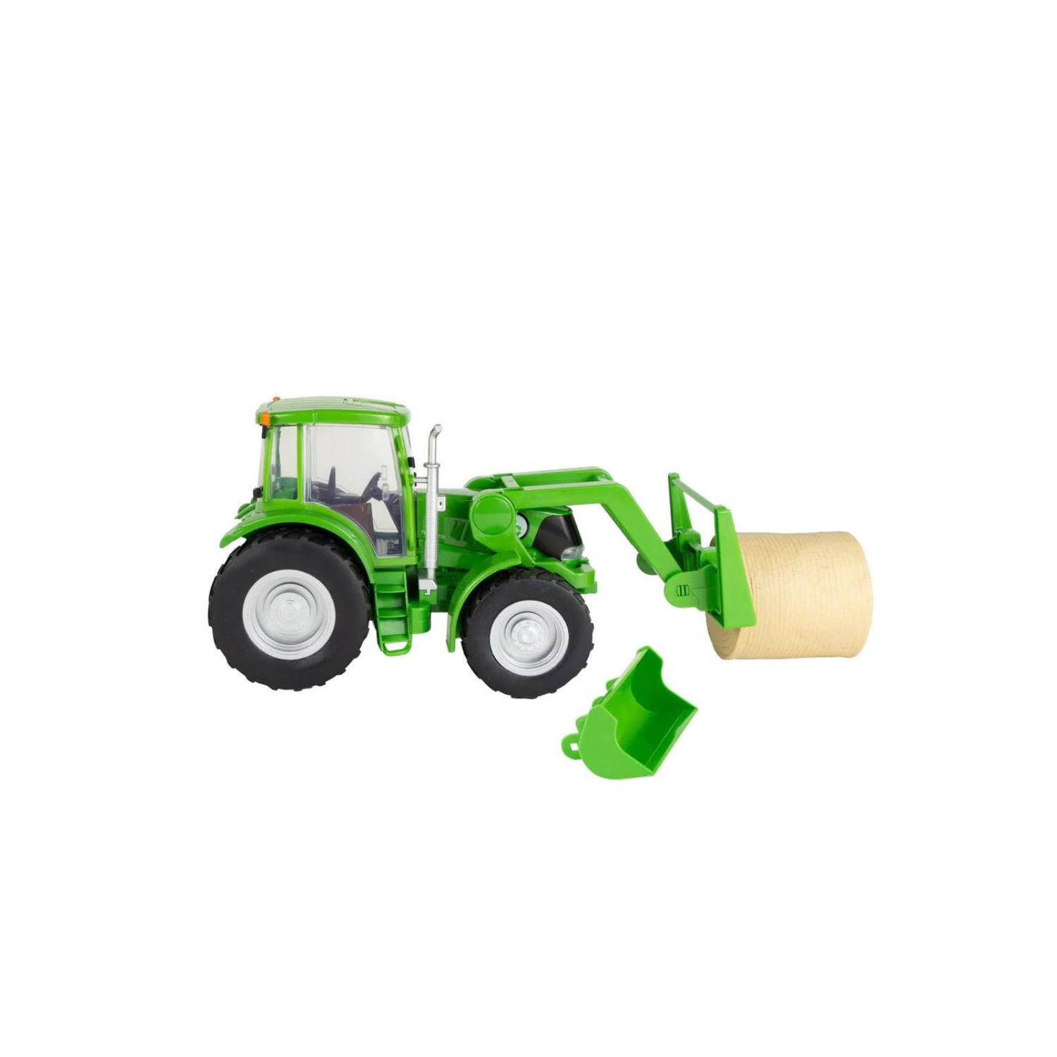 Tractor w/ Loader and Bale - Green