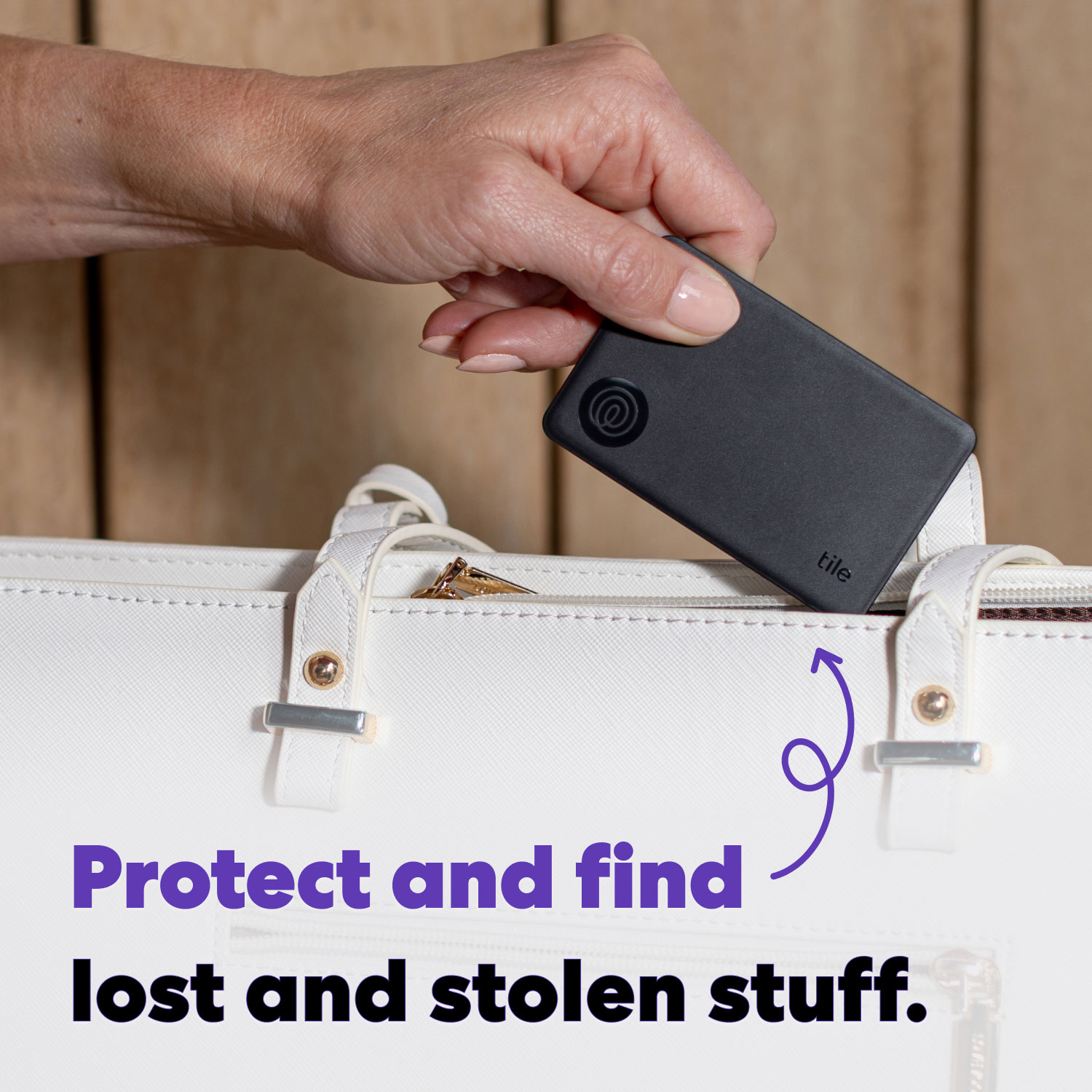 Tile Slim Bluetooth Item Tracker - Black