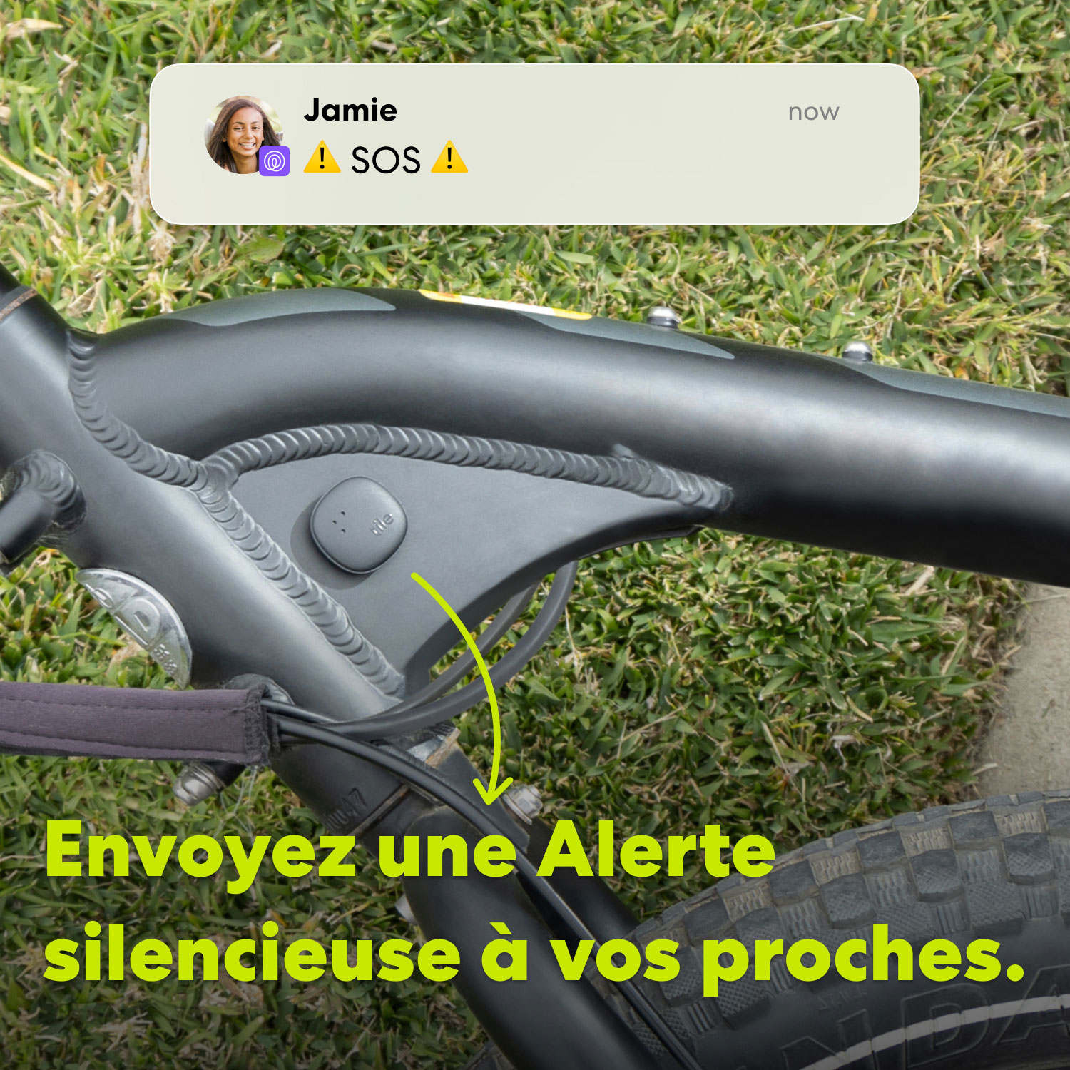 Tile Sticker Bluetooth Item Tracker - Black