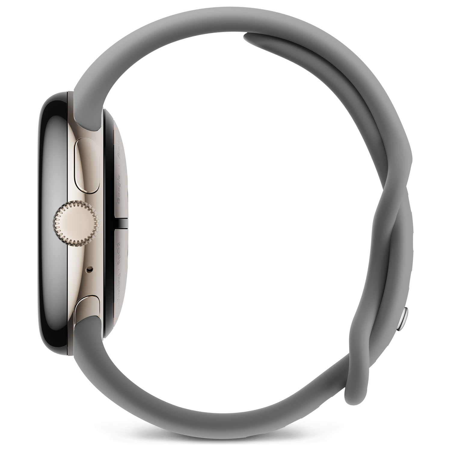 TELUS Google Pixel Watch 3 45mm Matte Hazel Aluminum Case w/Hazel Active Band - Monthly Financing