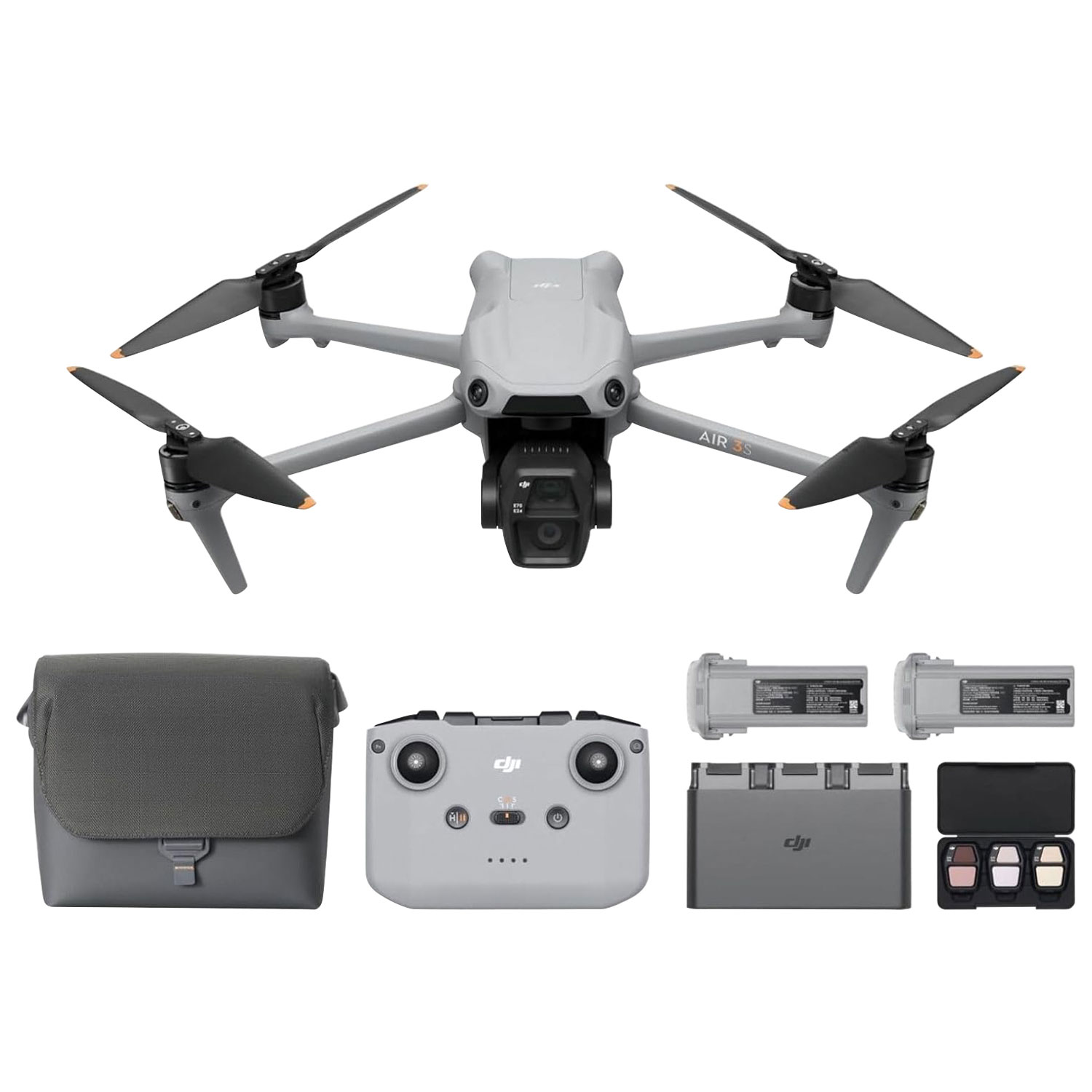 DJI Air 3S Quadcopter Drone Fly More Combo with Camera & Remote Controller (DJI RC-N3)