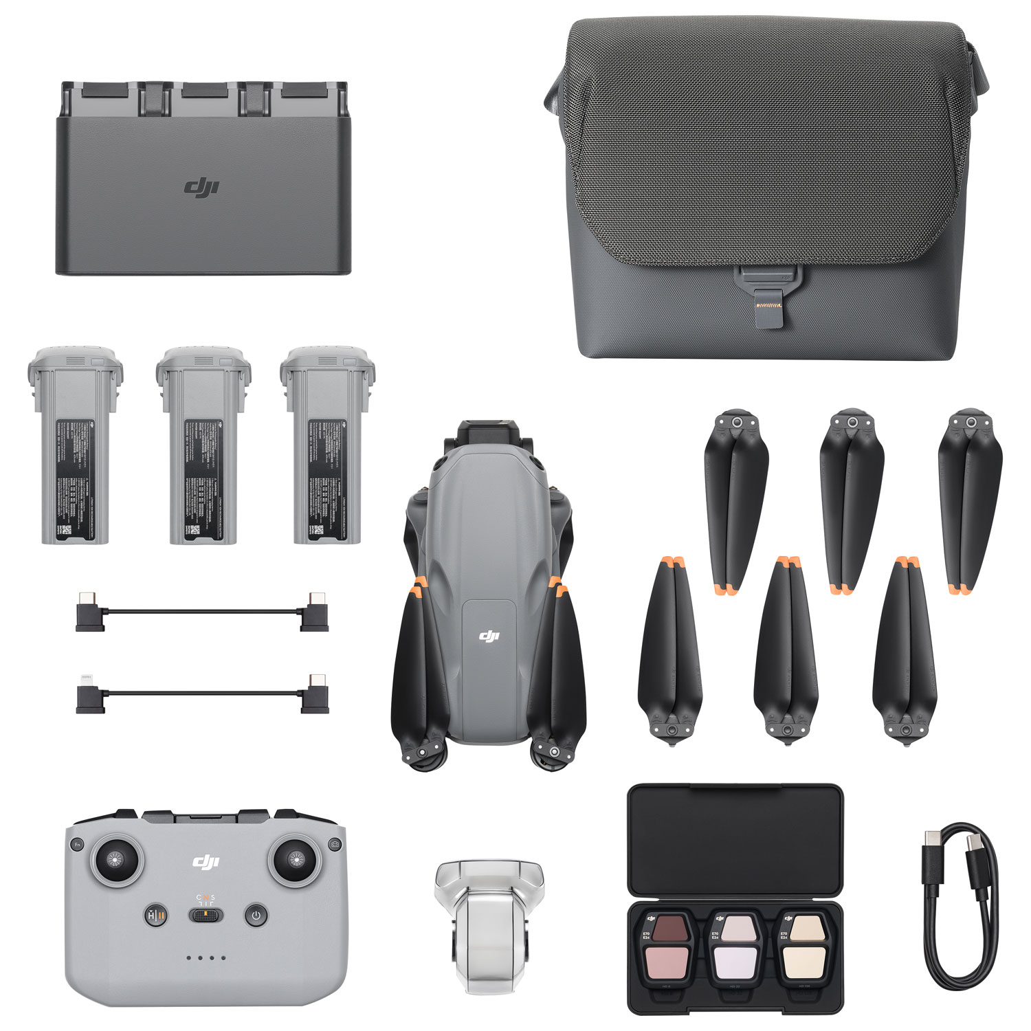 GoPro - R1　DJI Mavic Air 2 Fly More Combo DJI Mavic Air 2 Fly More Combo with DJI Smart Controller