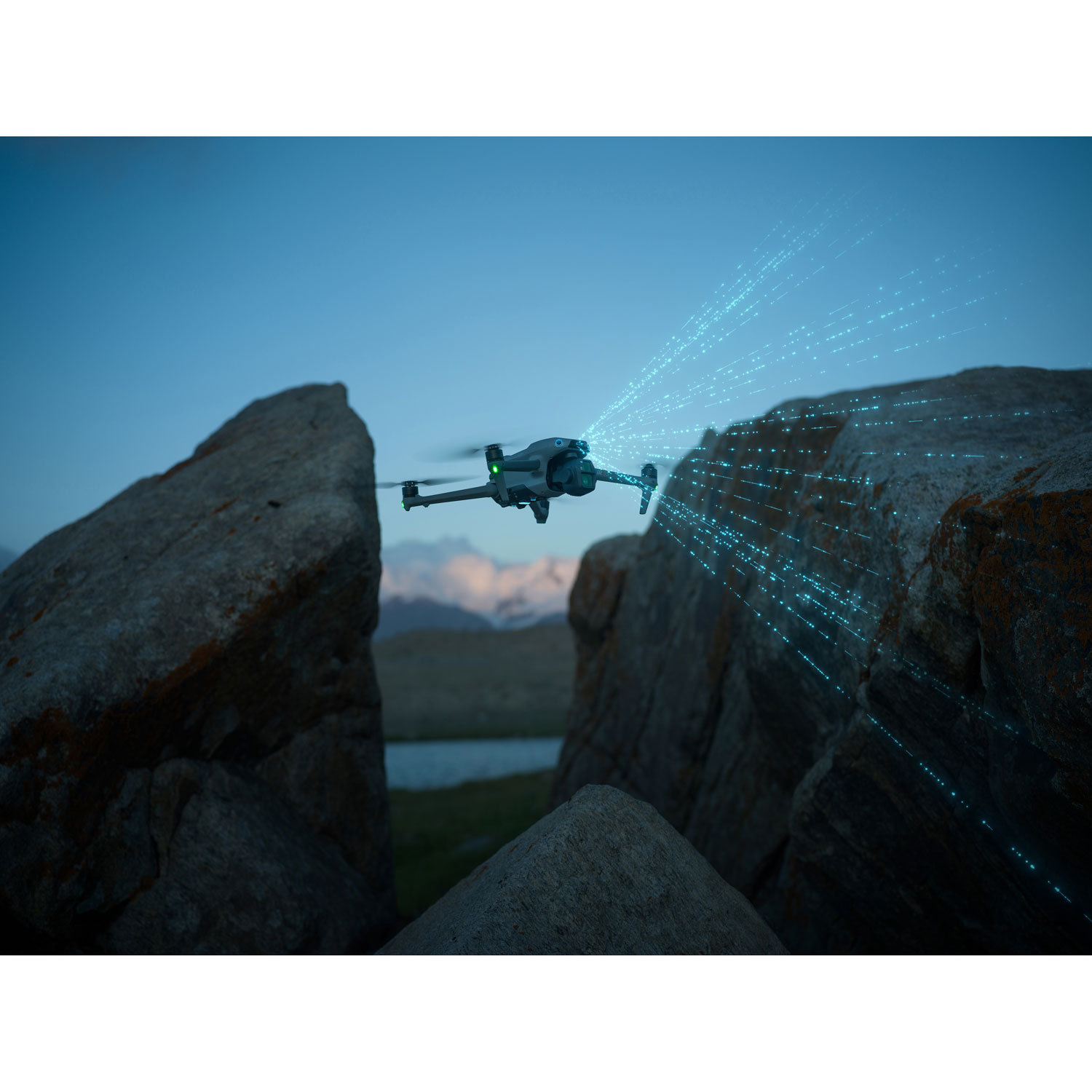 Ensemble Fly More avec drone quadricoptère Air 3S, caméra et manette à écran intégré de DJI