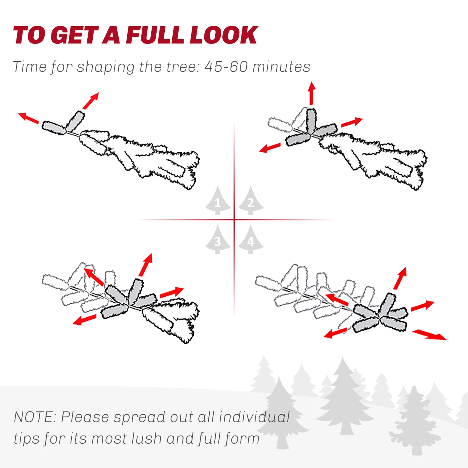 Arbre de Noël illuminé avec télécommande 9&nbsp;pi de HOMCOM, luminosité réglable, arbre de Noël artificiel avec 310 DEL à deux couleurs, 895