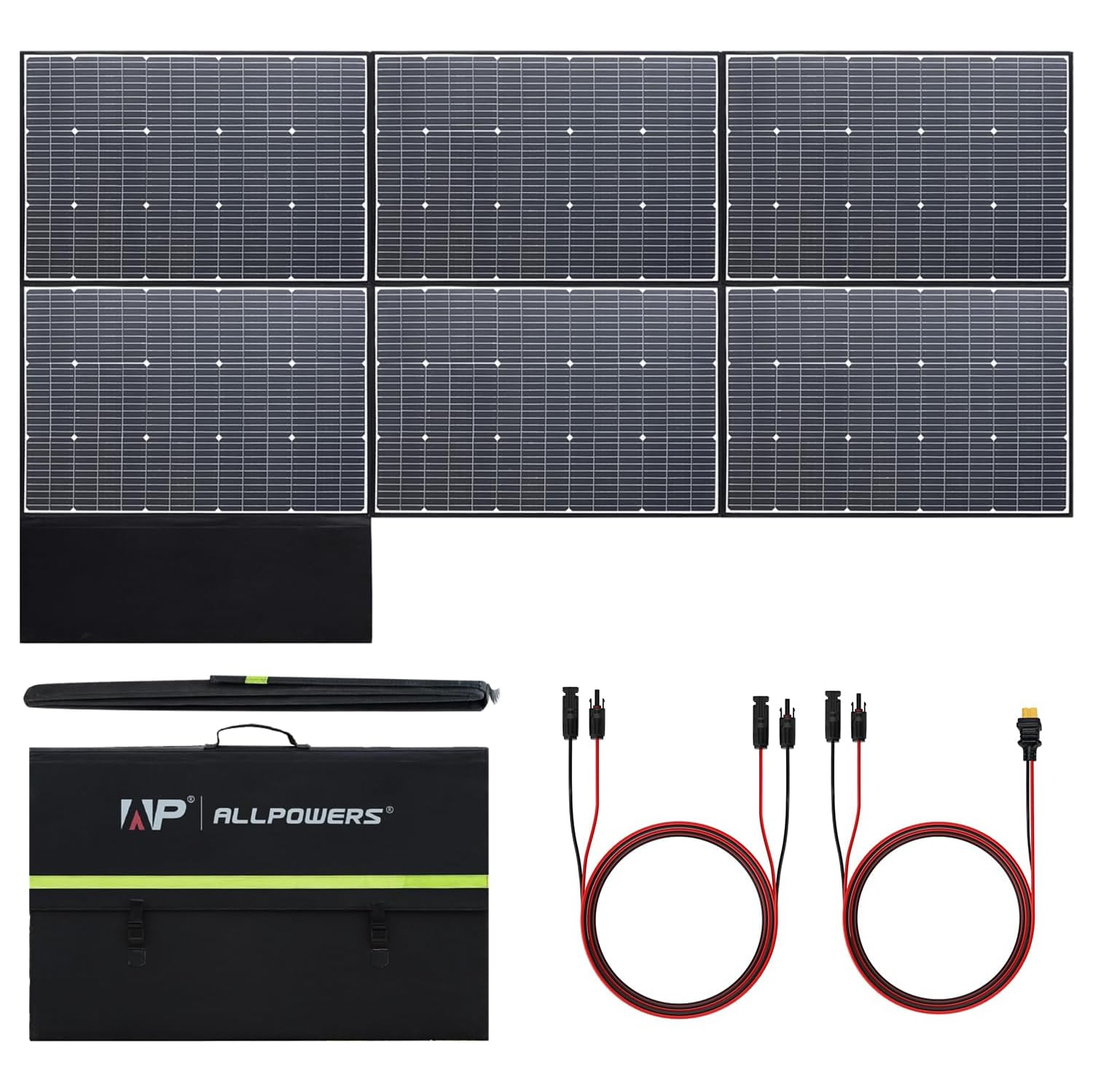 ALLPOWERS SP039 600W Monocrystalline Portable Solar Panel Waterproof IP67