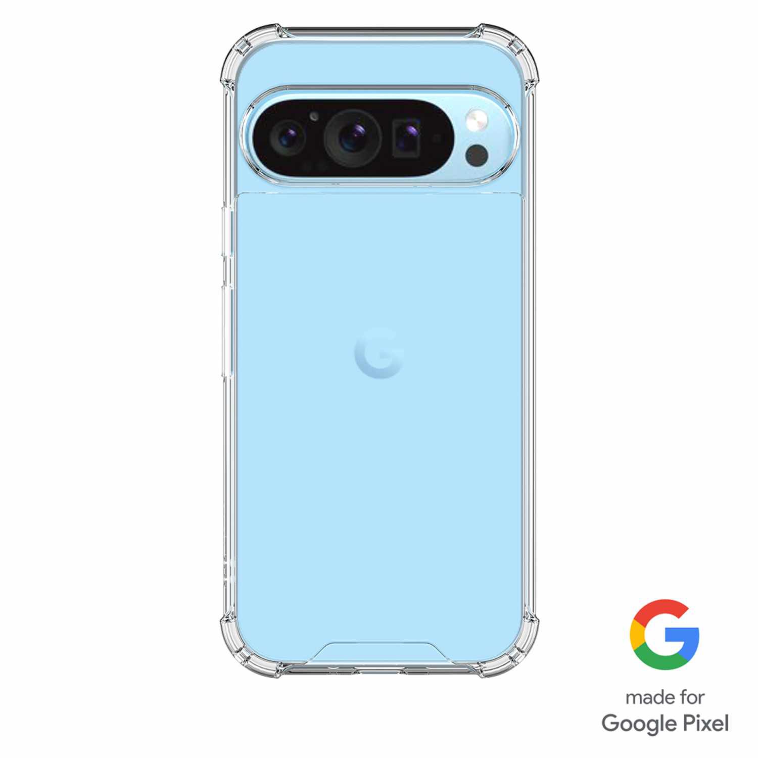 Blu Element DropZone Rugged Case Made for Google Pixel 9/9 Pro Clear