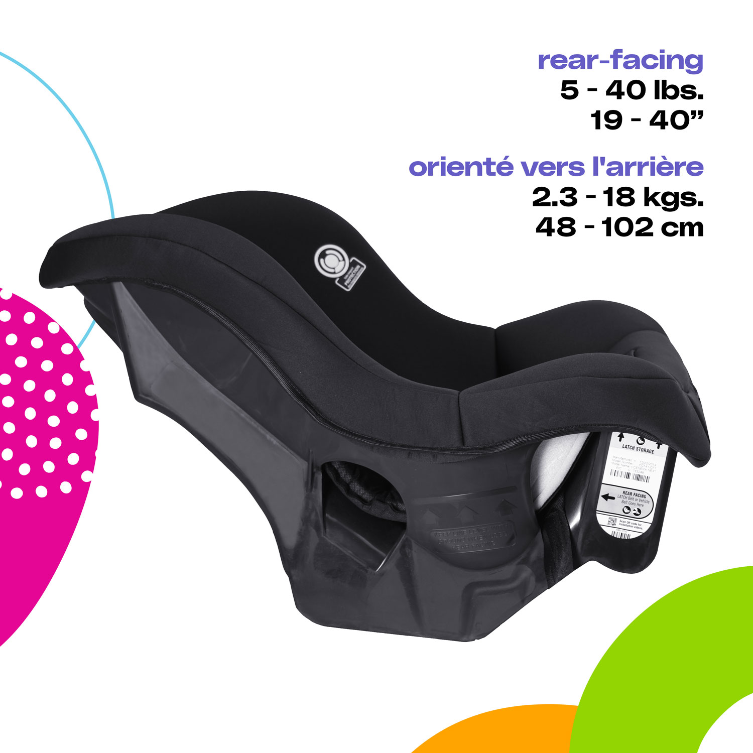 Cosco Kids Scenera NEXT 3-in-1 Convertible High-back Booster Car Seat - Blackout