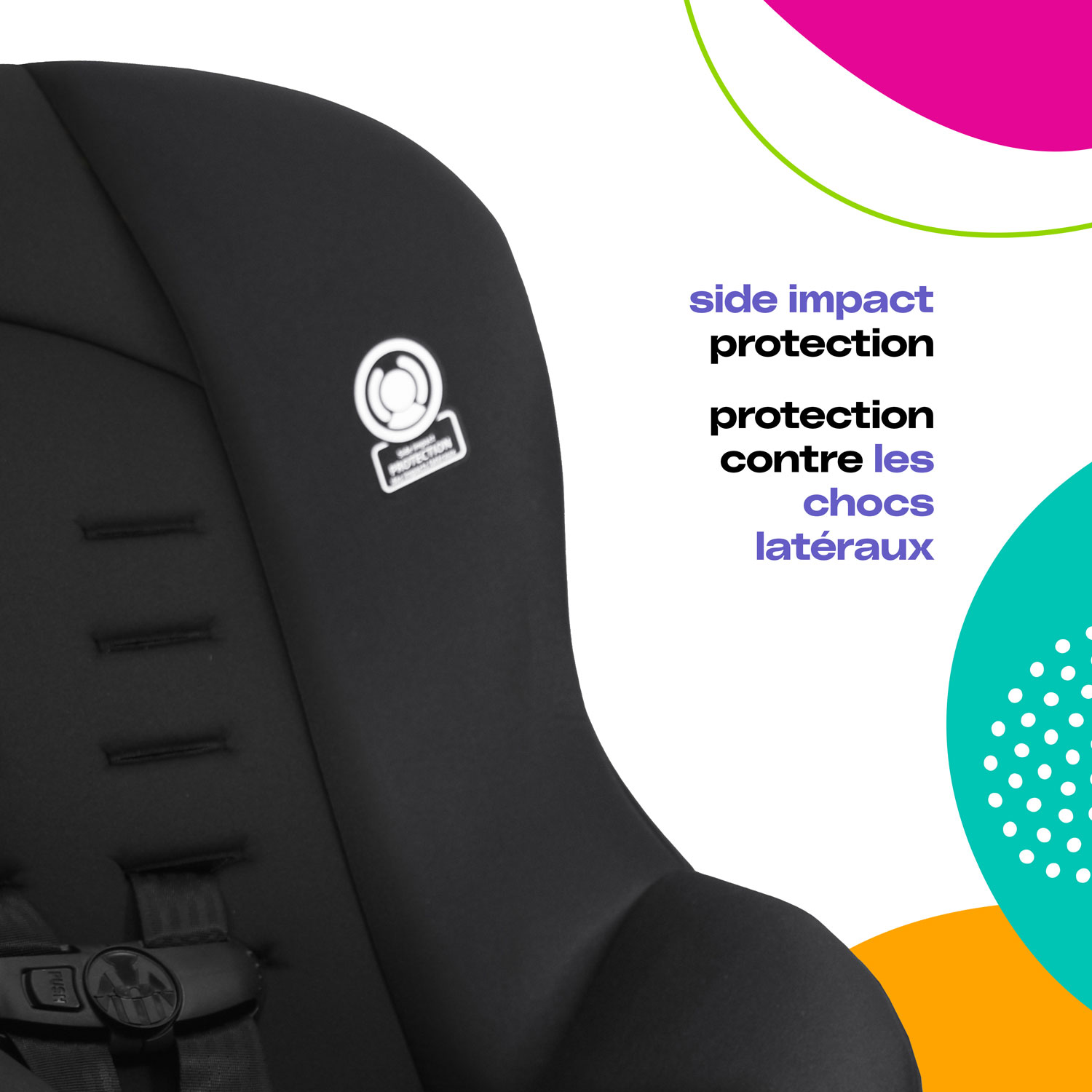 Cosco Kids Scenera NEXT 3-in-1 Convertible High-back Booster Car Seat - Blackout