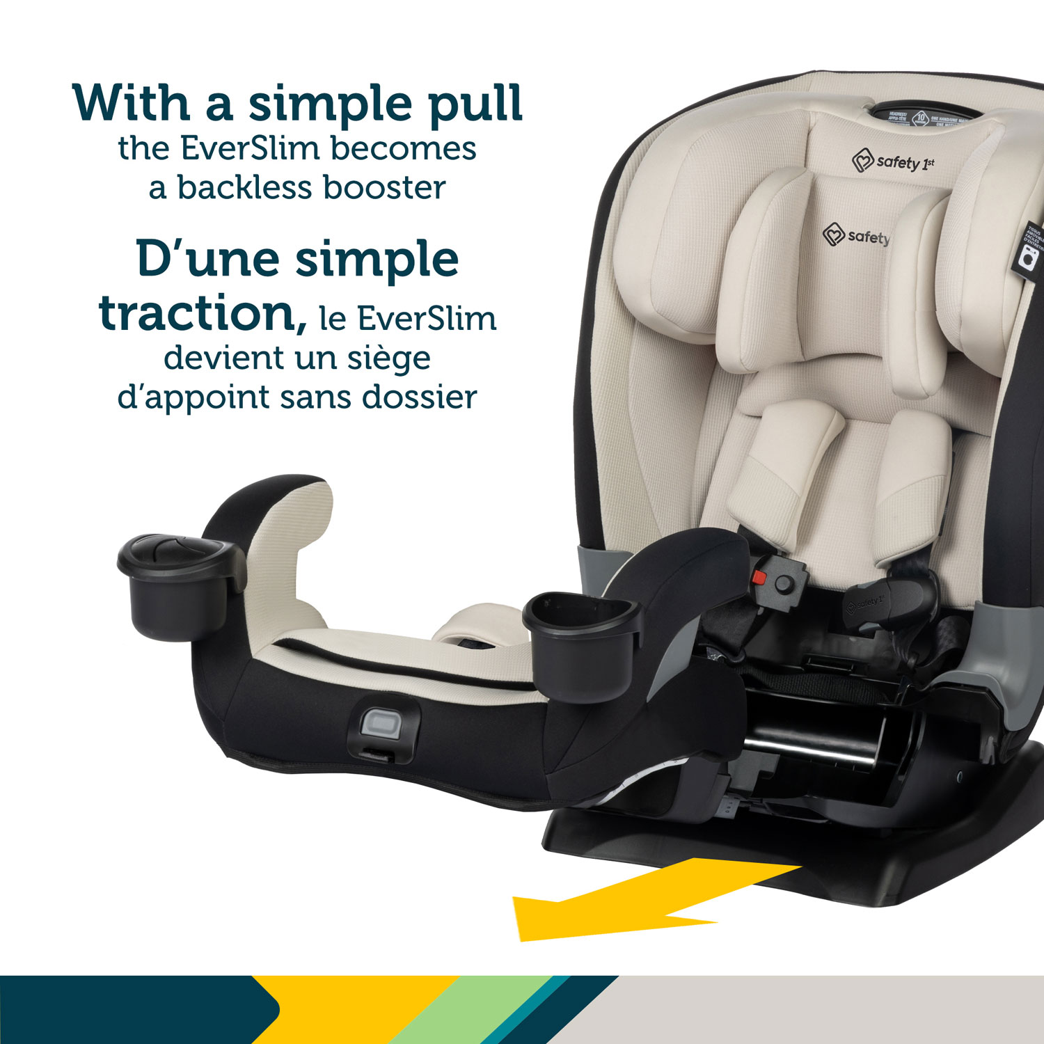 Safety 1st EverSlim All-in-One Booster Car Seat - Dunes Edge