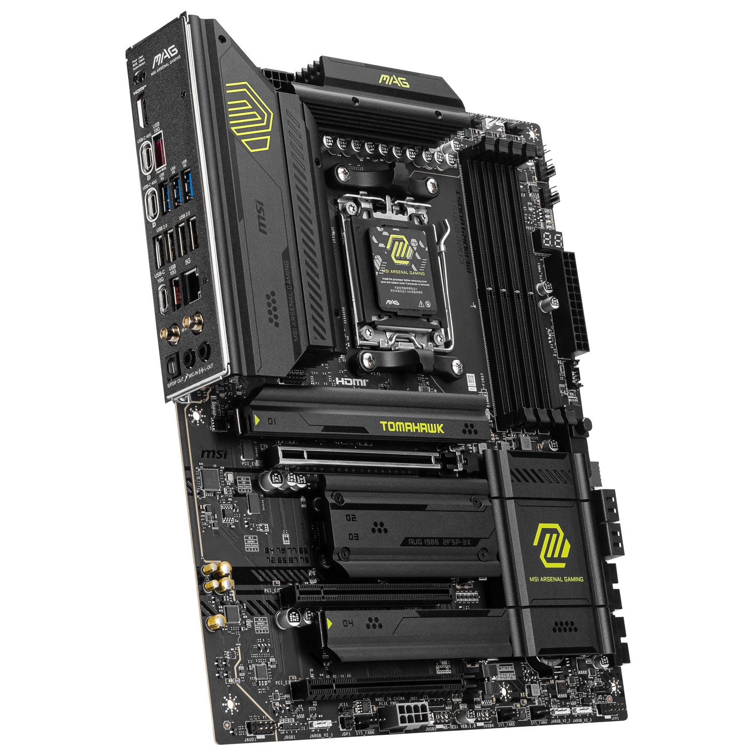 Carte mère DDR5 AM5 ATX Wi-Fi 7 X870 de MSI pour processeurs Ryzen 9000/8000/7000 d'AMD