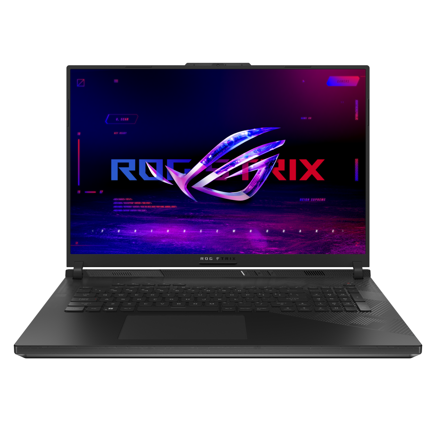 ASUS ROG Strix SCAR 18 Gaming Laptop (18” WQXGA 240Hz/3ms Nebula Display / Intel Core i9-14900HX processor / GeForce RTX 4090 / 64GB RAM / 2TB SSD / Windows 11 Pro / G834JYR-XS98)