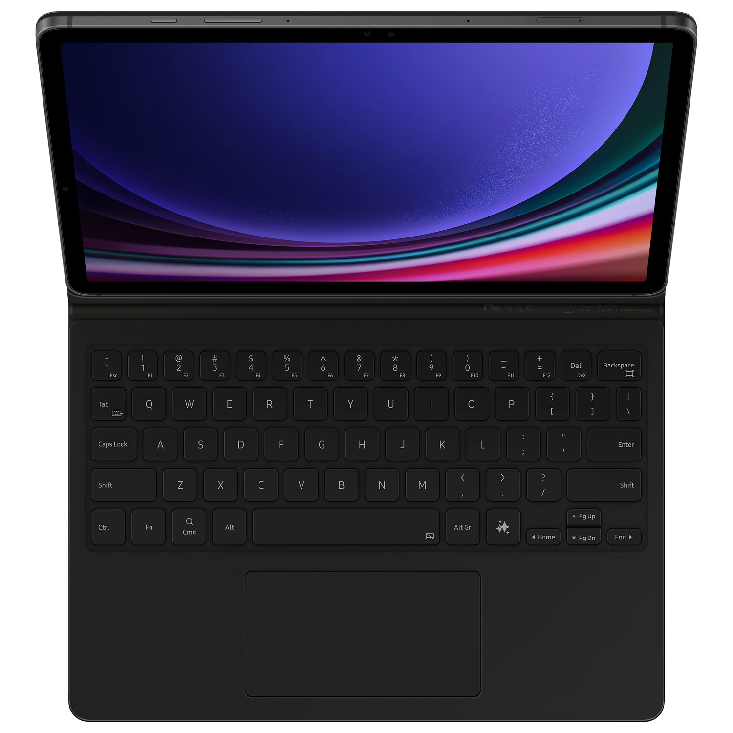 Étui-clavier de Samsung pour Galaxy Tab S10 FE/S10 Lite/S9/S9FE - Noir - Partenaire de détail exclusif