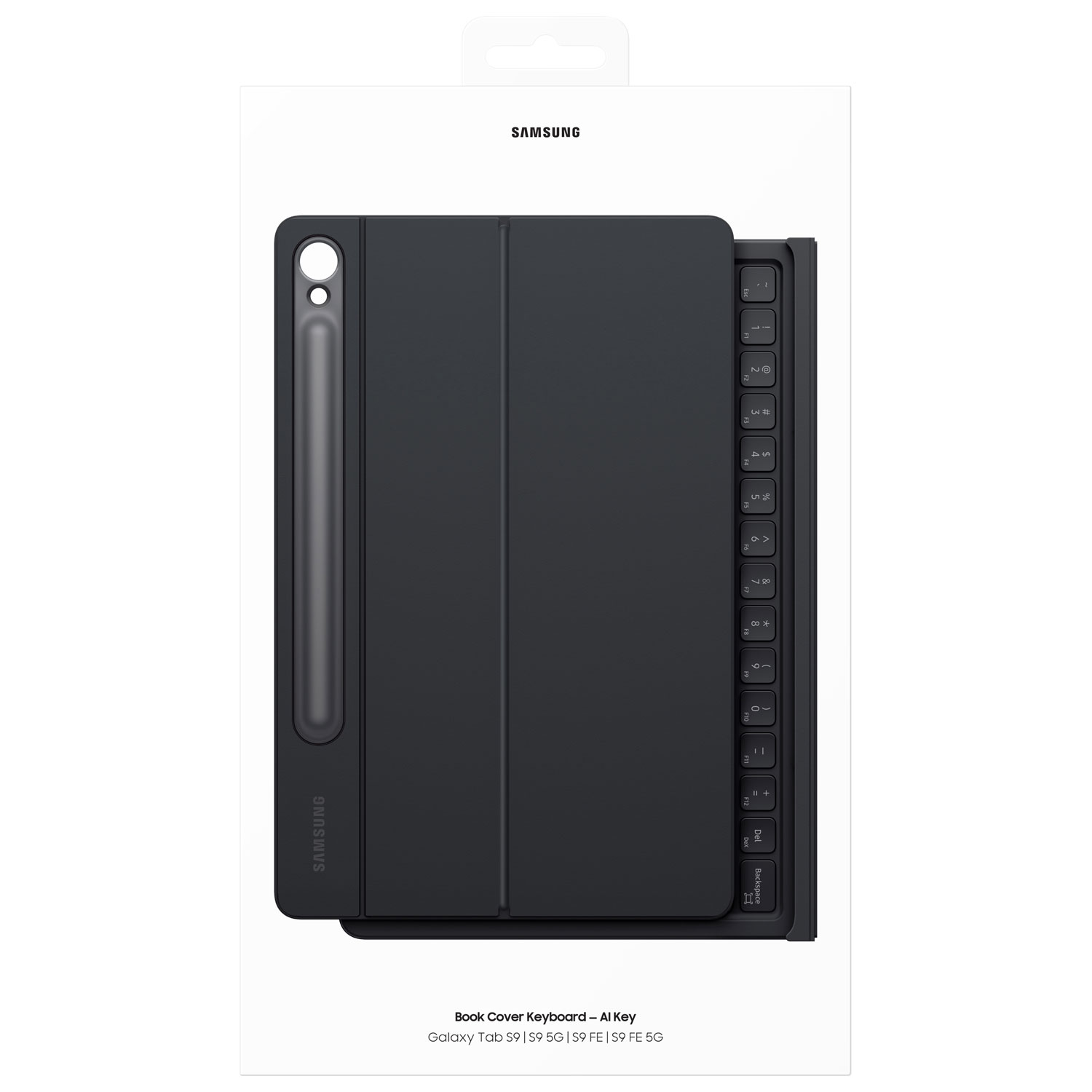 Étui-clavier de Samsung pour Galaxy Tab S10 FE/S10 Lite/S9/S9FE - Noir - Partenaire de détail exclusif